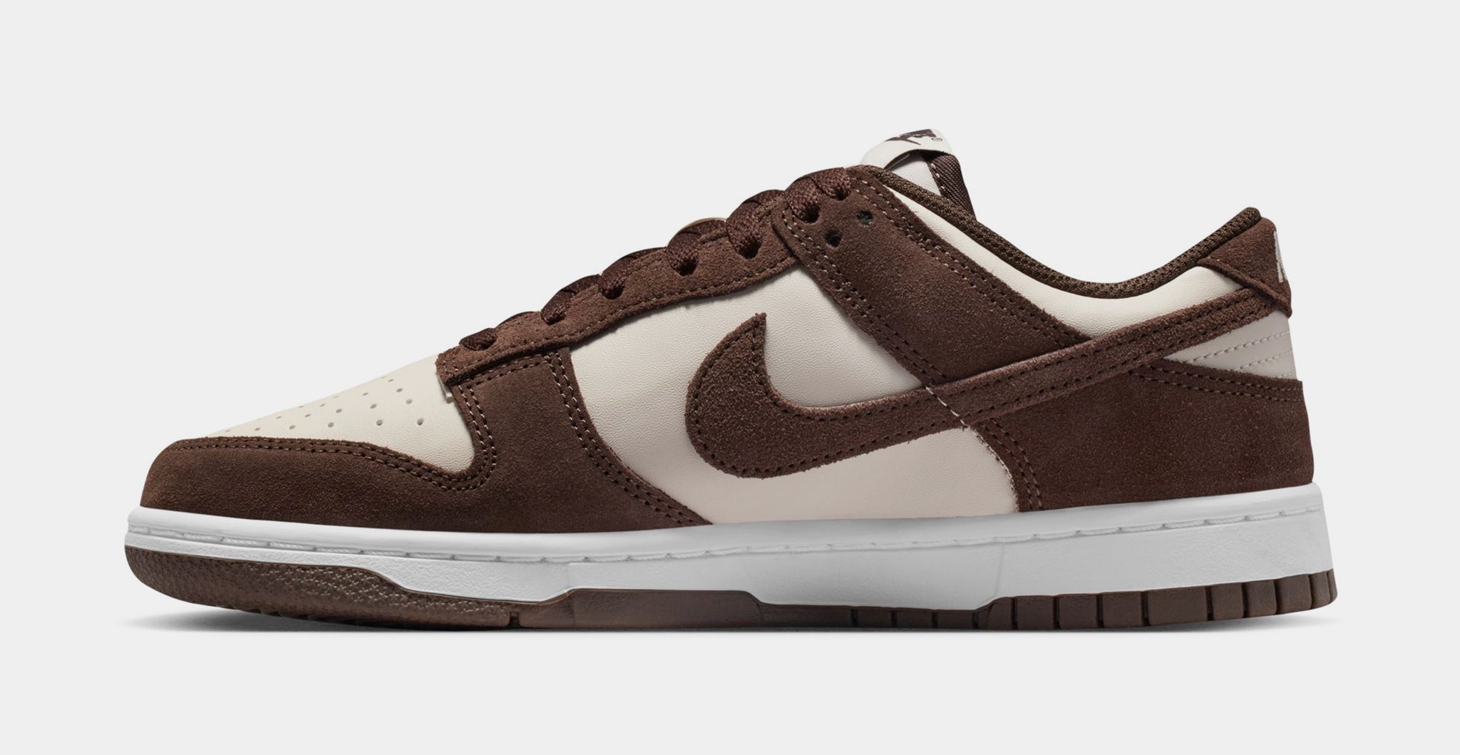 Nike Dunk Low Suede Womens Lifestyle Shoes Light Orewood Brown