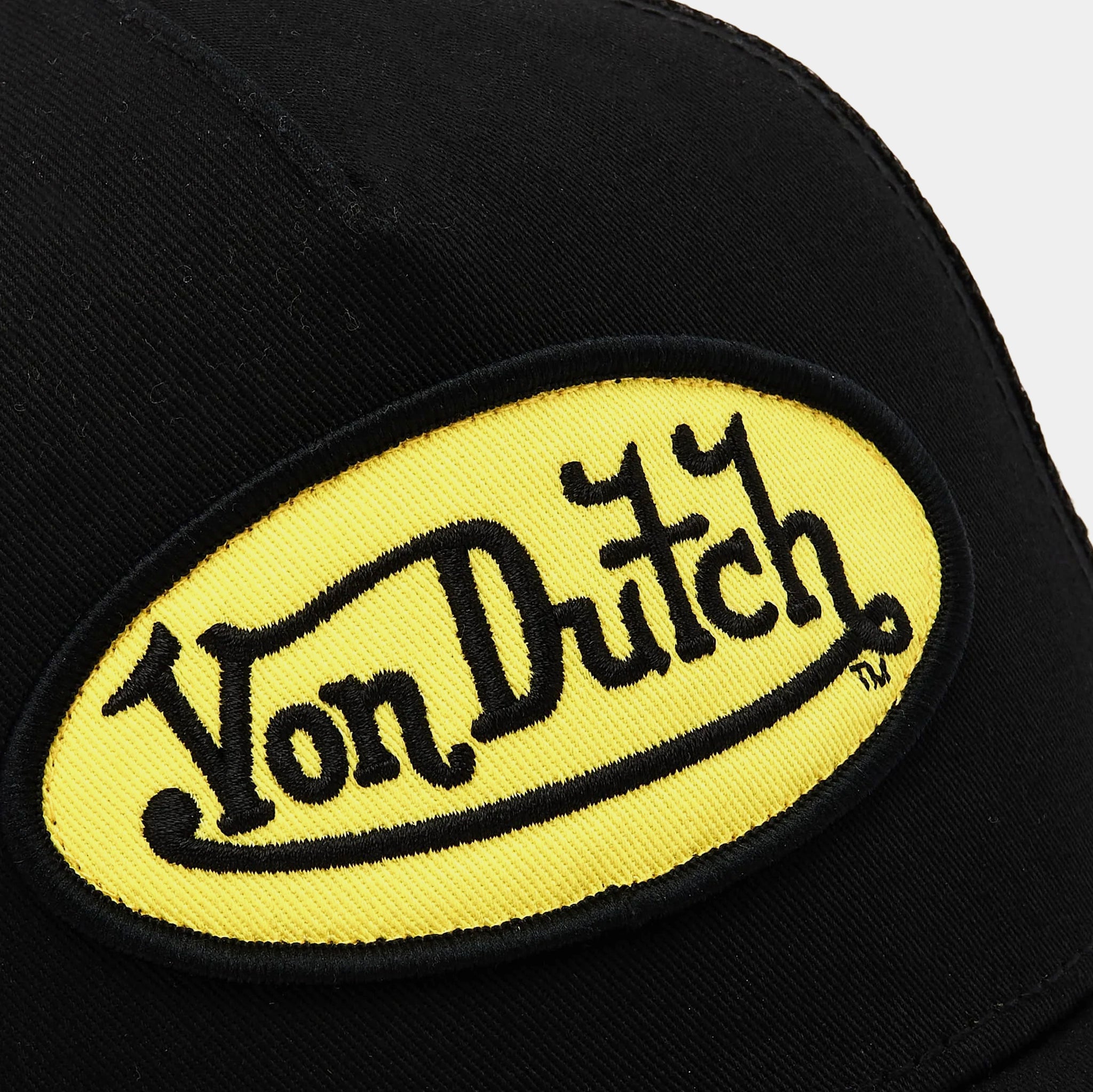 Von Dutch Black & Yellow Trucker Hat - NWT BLACK AND YELLOW MOTORCYLES PATCH TRUCKER HAT | Mercari main image 3