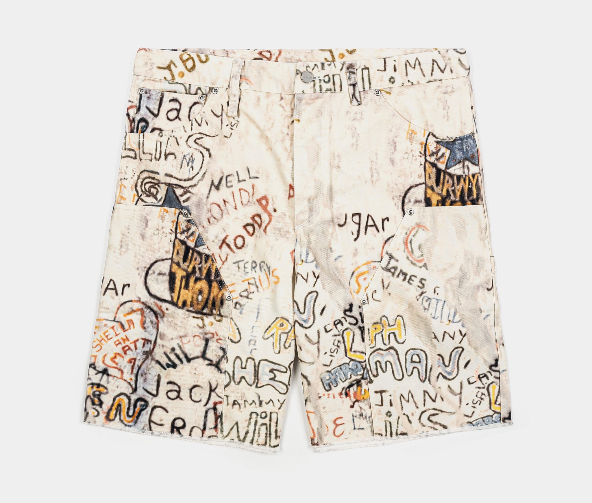 Jordan JDN All Over Print Denim Mens Shorts Sail HF9345-133