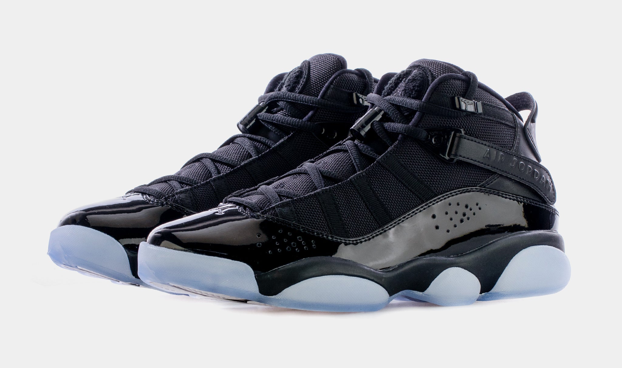 Jordan 6 Rings Mens Basketball Shoes Black White 322992-011 – Shoe Palace