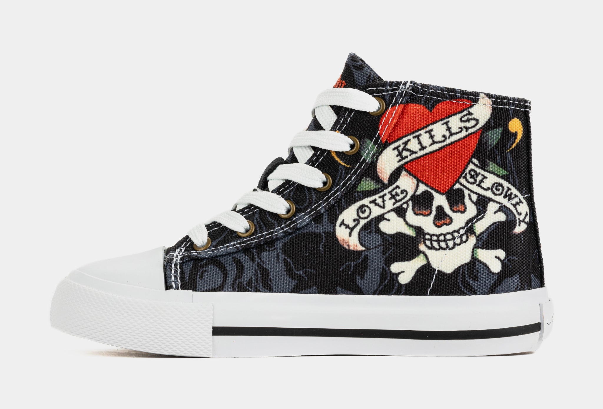 Ed Hardy Kills Love Slowly High Top Preschool Lifestyle Shoes