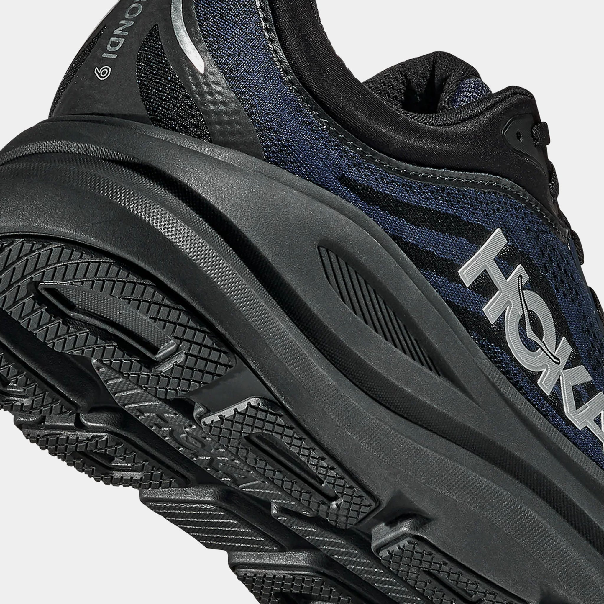 Hoka Bondi 9 Mens Running Shoes Faded Navy Slate Blue 1162011-VCK