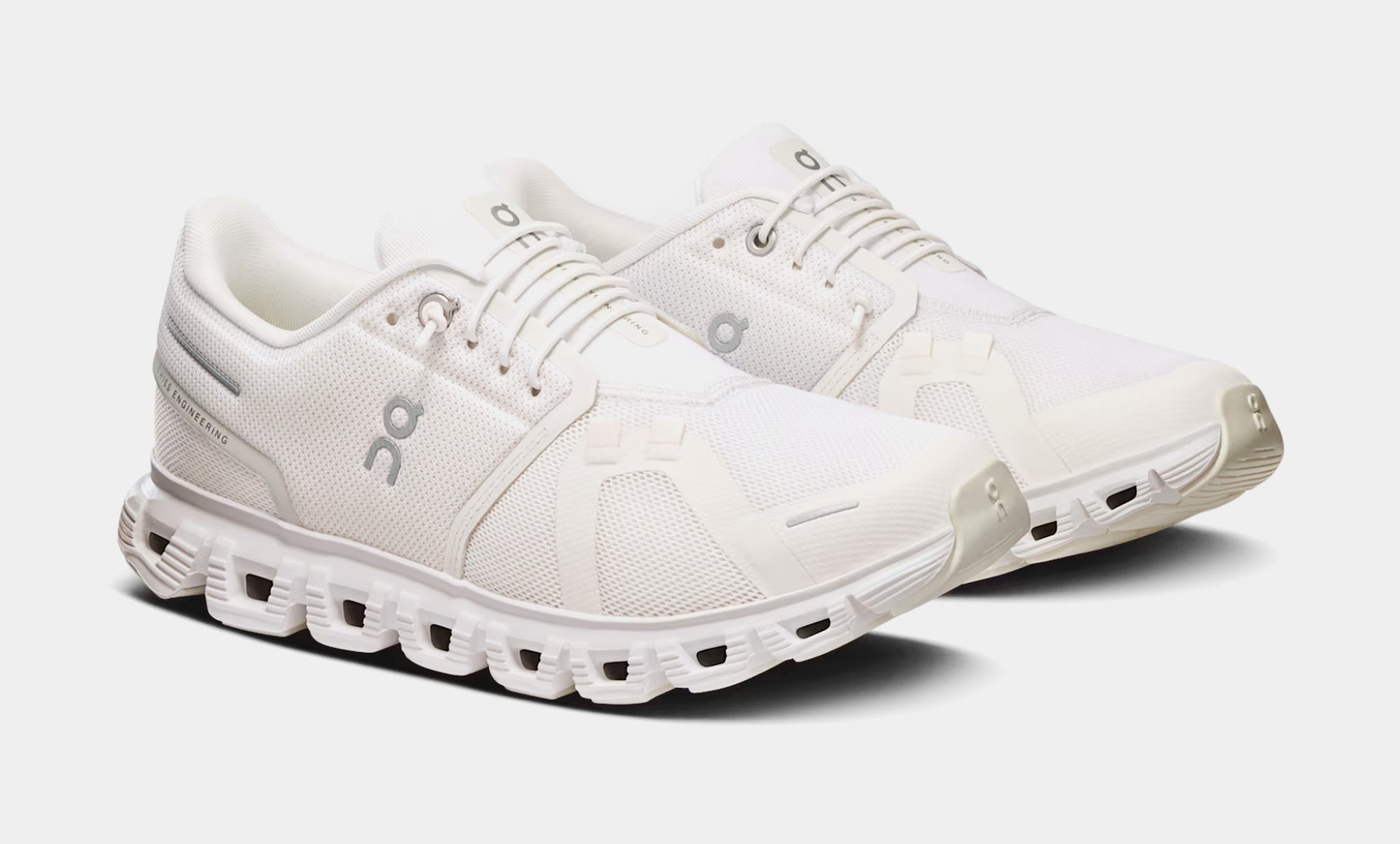 On Cloud 6 Womens Running Shoes White White 3WF10061200