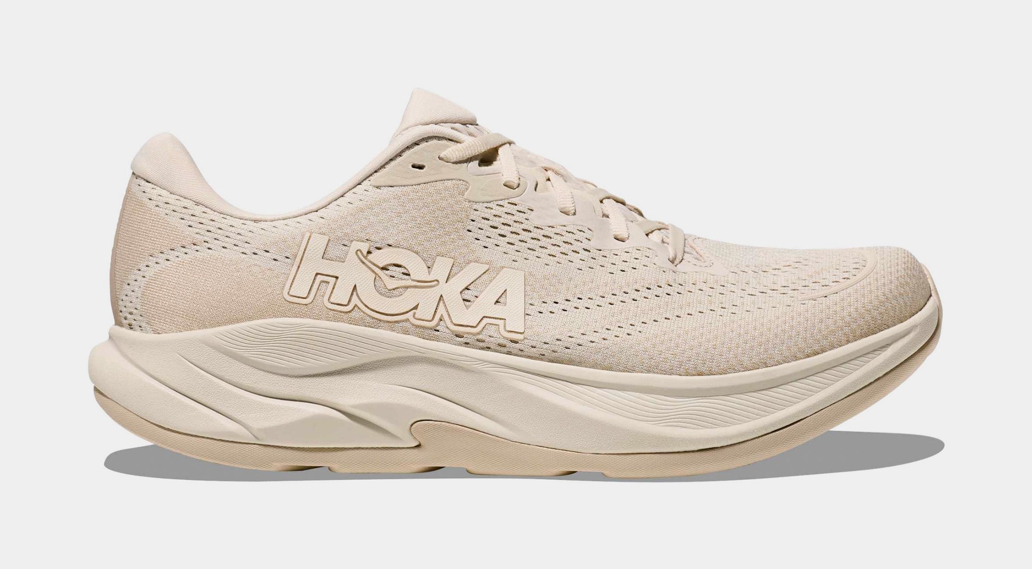Hoka Rincon 4 Mens Running Shoes Oatmeal Oat Milk 1155130  display picture 2