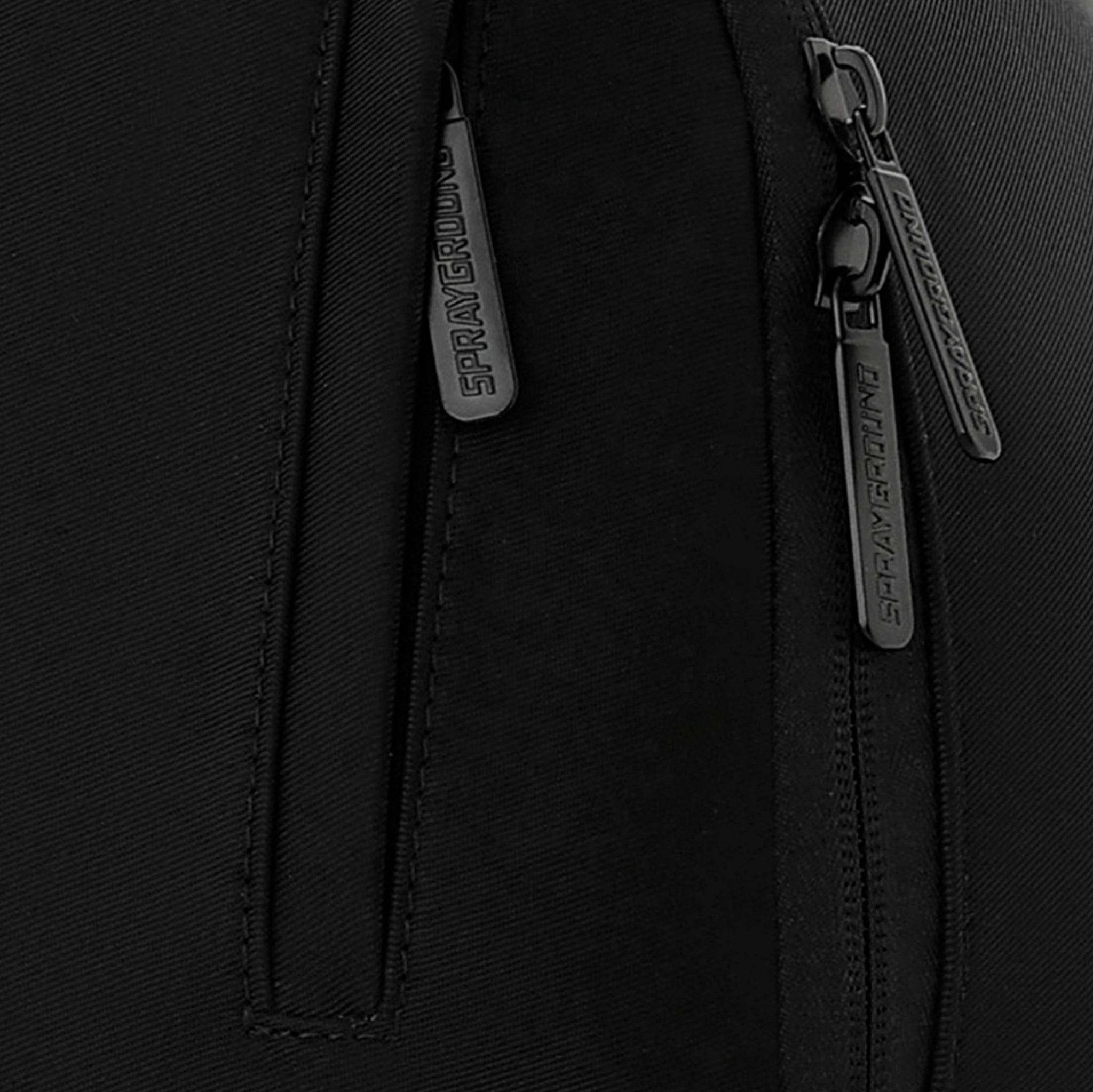 Sprayground Shark Central Blacked Out Embossed Nylon Mens Backpack
