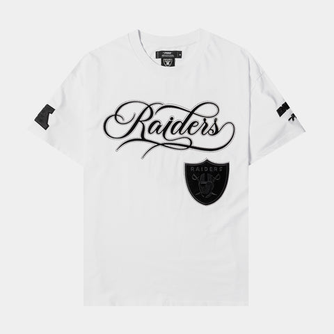 Pro Standard Las Vegas Raiders Blackout Mens Short Sleeve Shirt