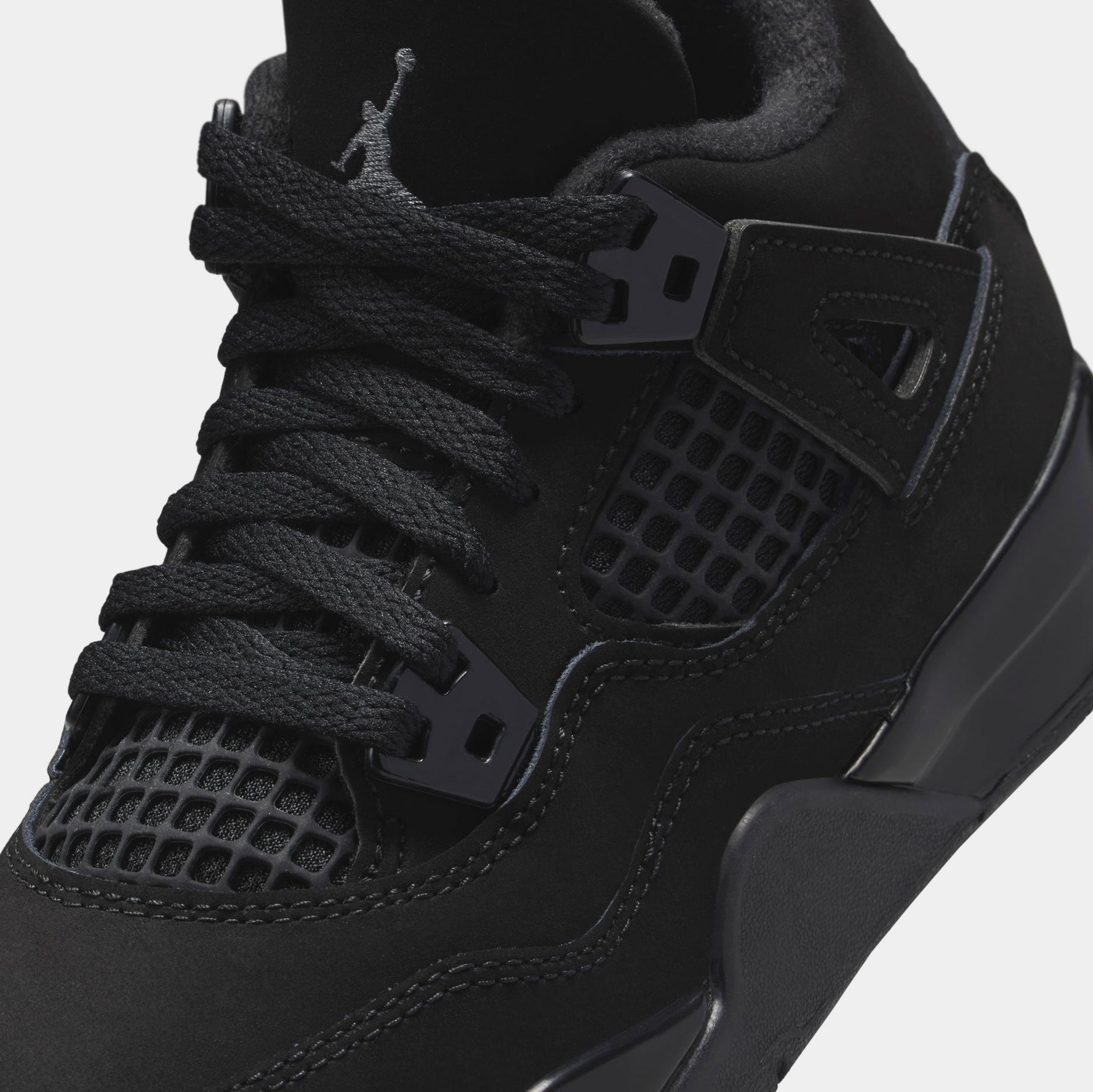 Jordan Air Jordan 4 Retro Black Cat Preschool Lifestyle Shoes 