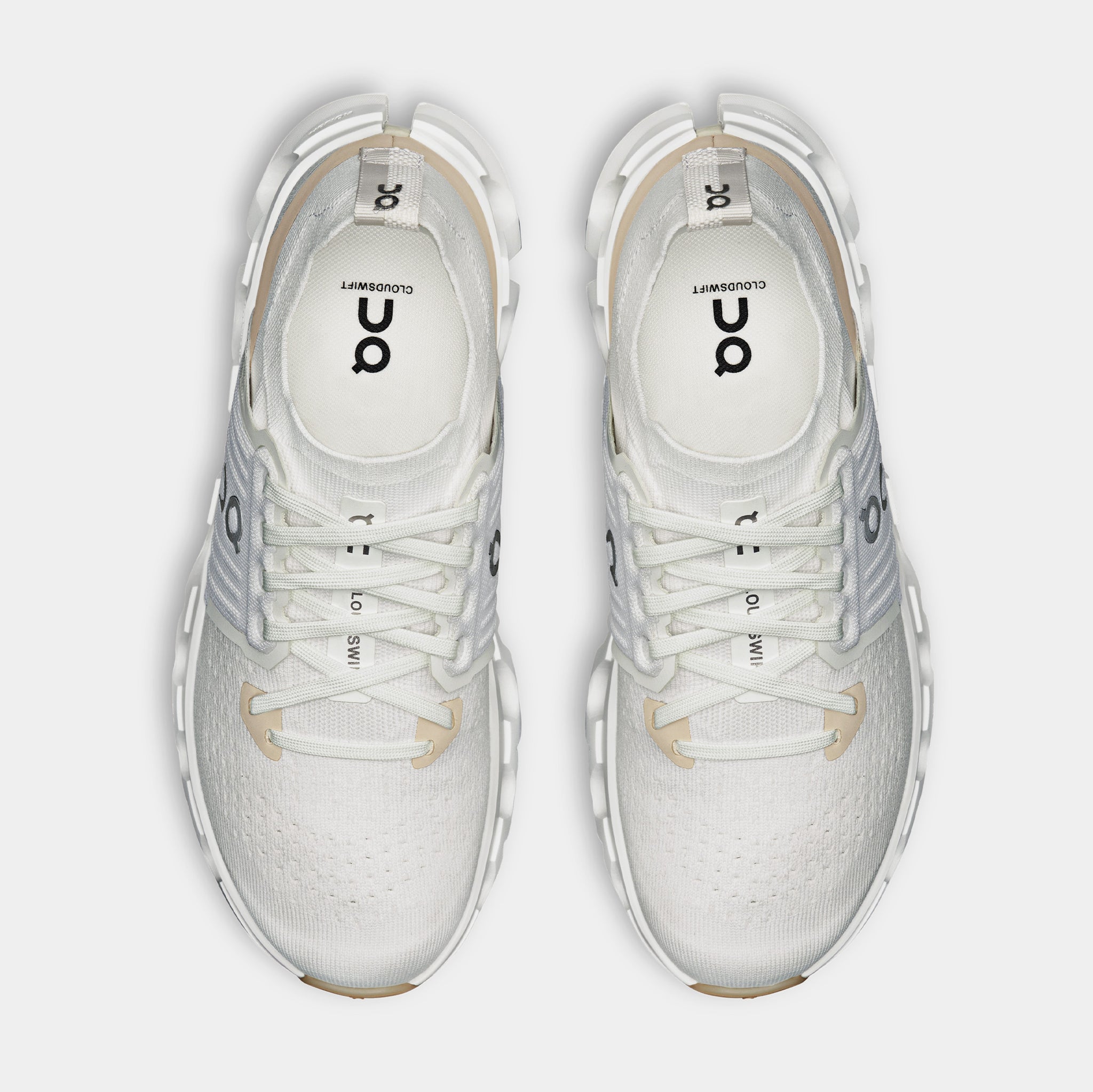 On Cloudswift Womens Running Shoes White Cream 3WF10113218