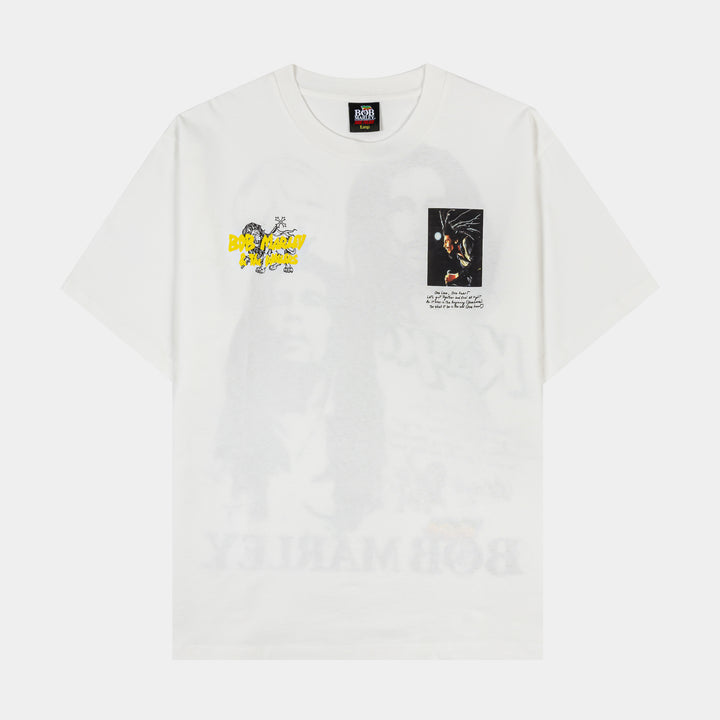 Shoe Palace SP x Bob Marley Tours Mens Short Sleeve Shirt Beige