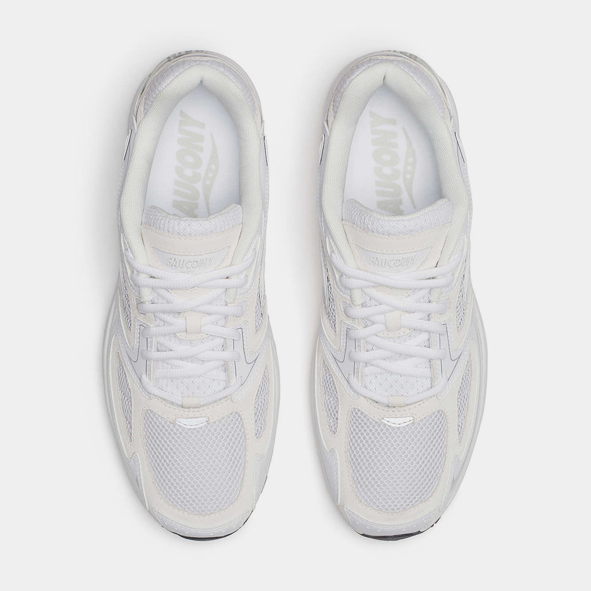 スニーカー SAUCONY Men Sneakers White S70898 009 Saucony Grid Jazz 9 Suede Mens Running Shoes White Off White