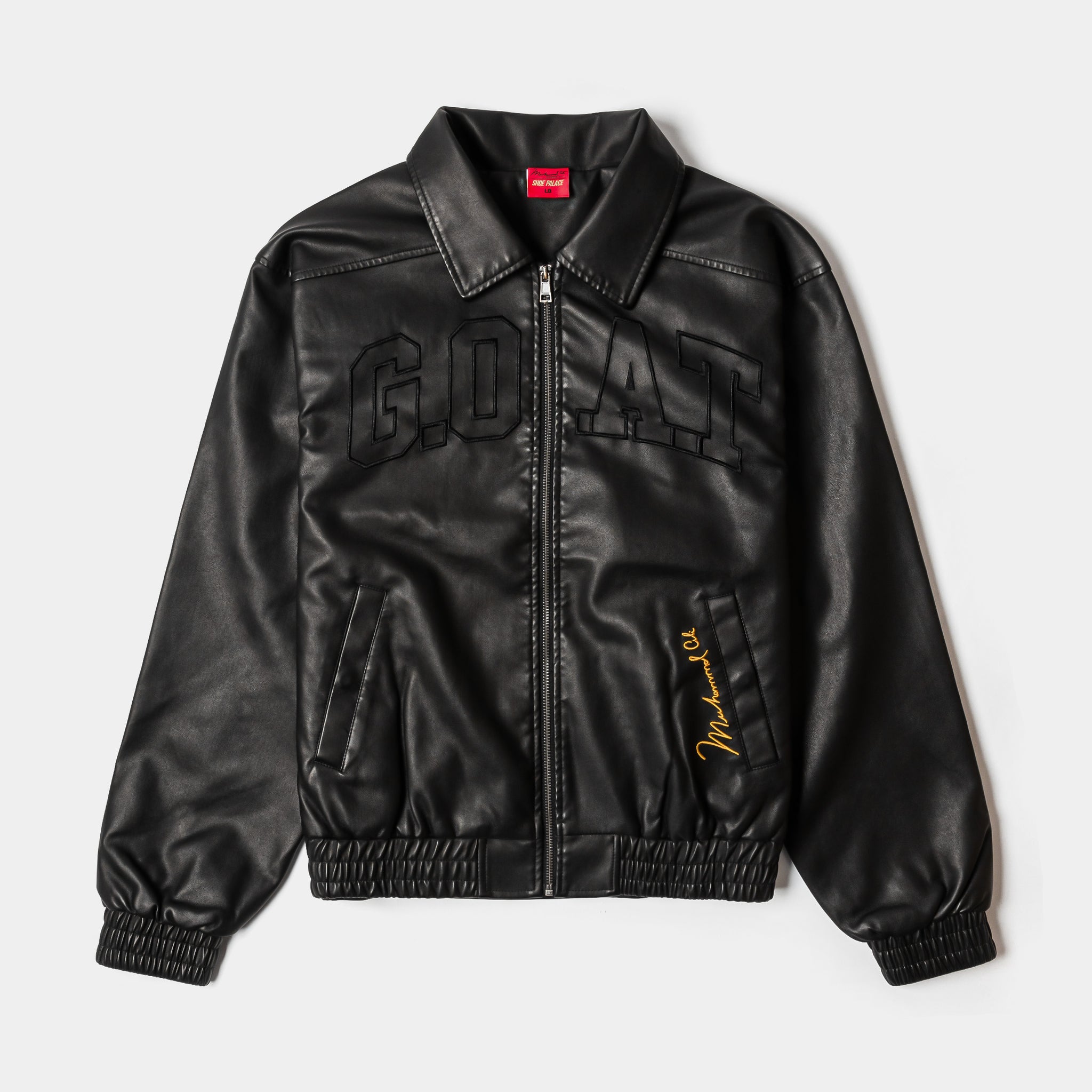 Shoe Palace SP x Muhammad Ali G.O.A.T Mens Jacket Black Yellow