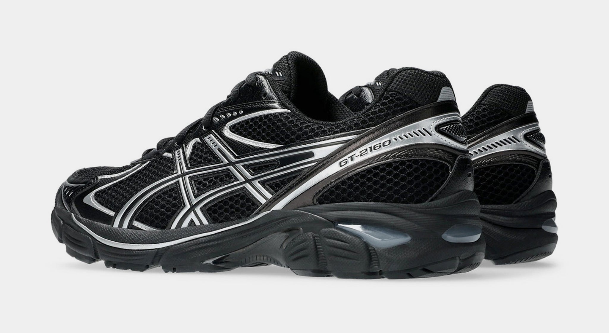 ASICS GT 2160 Mens Running Shoes Black Pure Silver 1203A275-001 