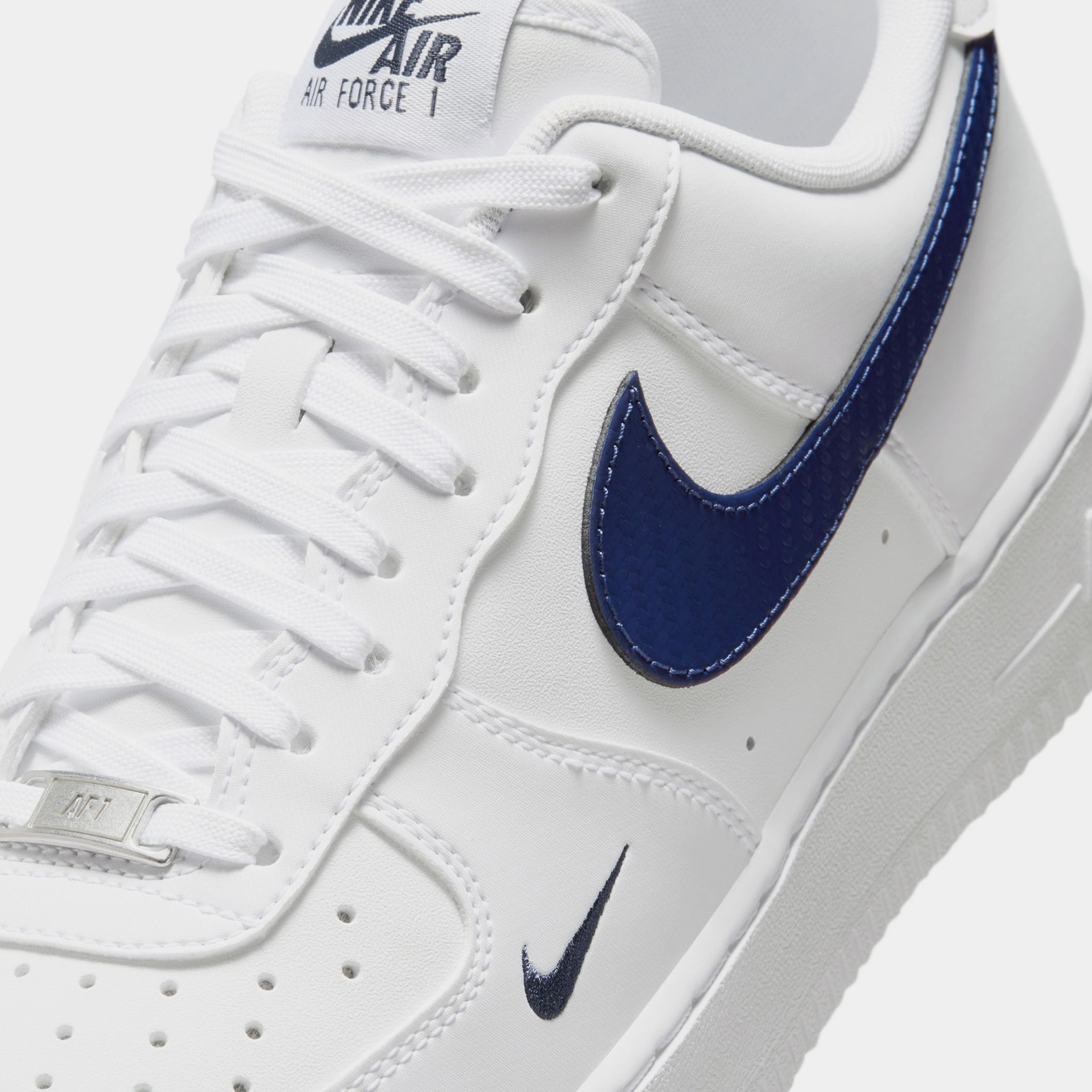 Nike Air Force 1 '07 Mens Lifestyle Shoes White Midnight Navy