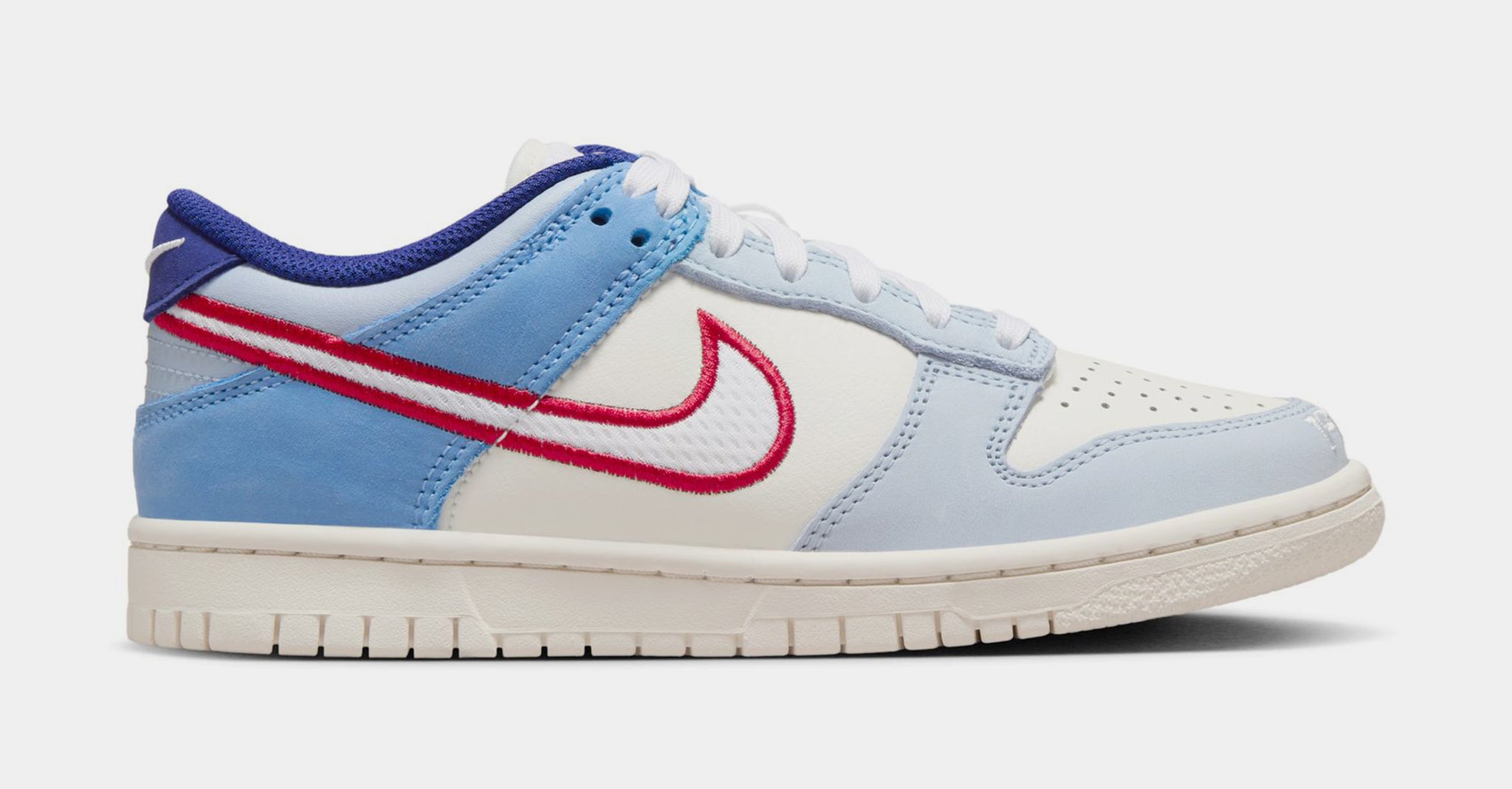 Nike Dunk Low Grade School Lifestyle Shoes Saill Light Armory Blue
