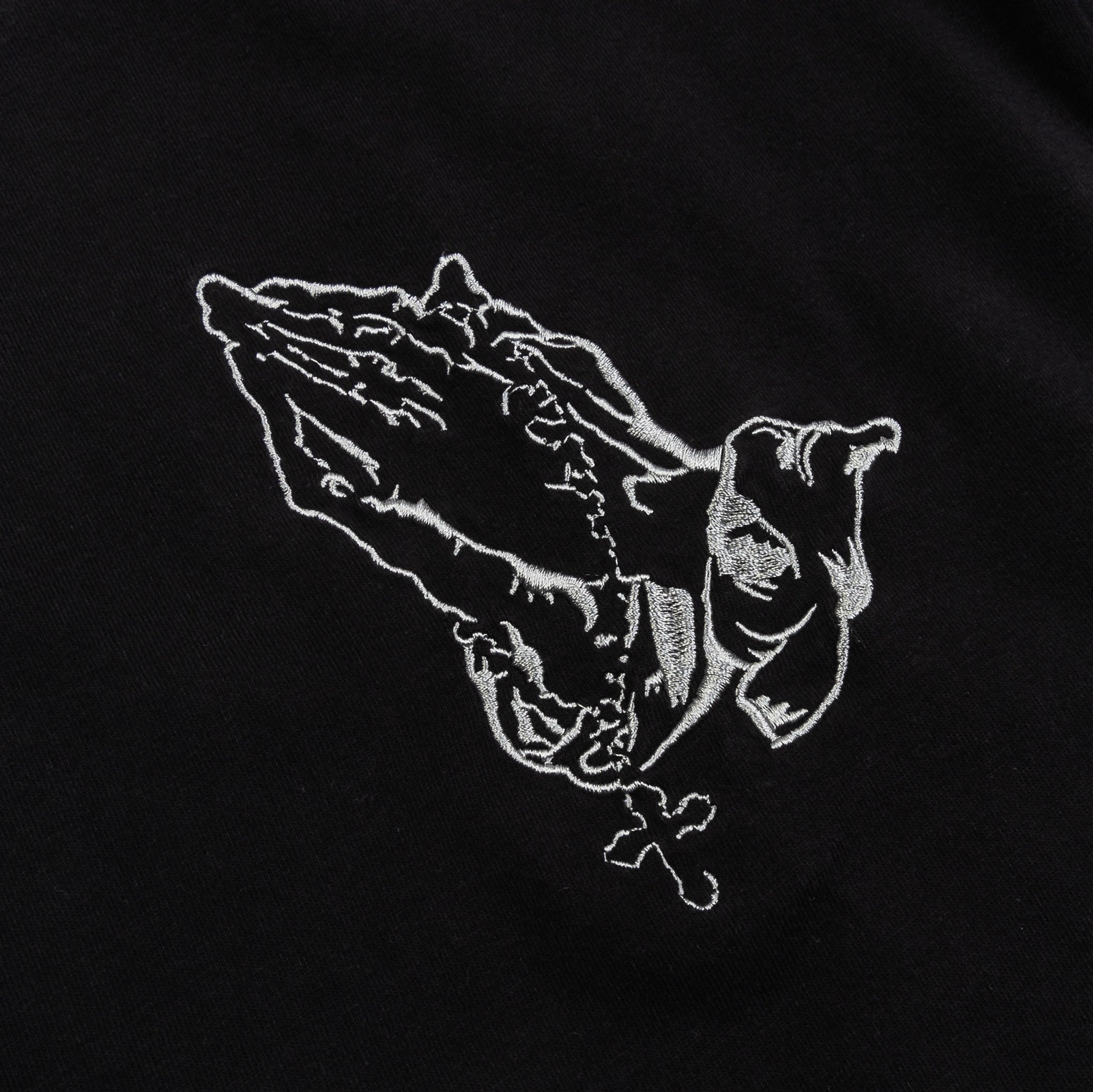 CTHDRL Rosary Washed Mens Short Sleeve Shirt Black MARSS12 – Shoe