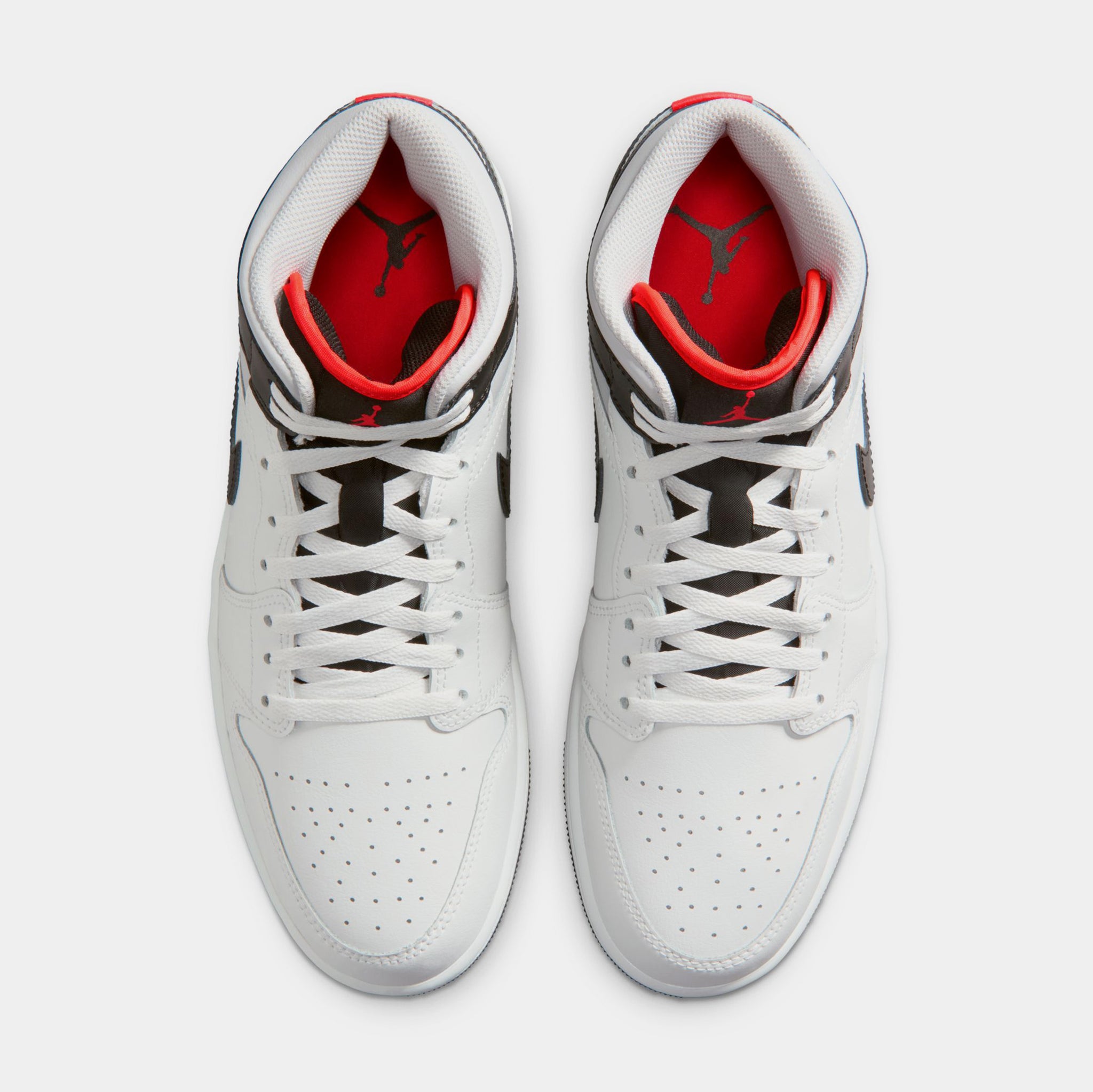 Jordan Air Jordan 1 Mid Mens Lifestyle Shoes Summit White Black 