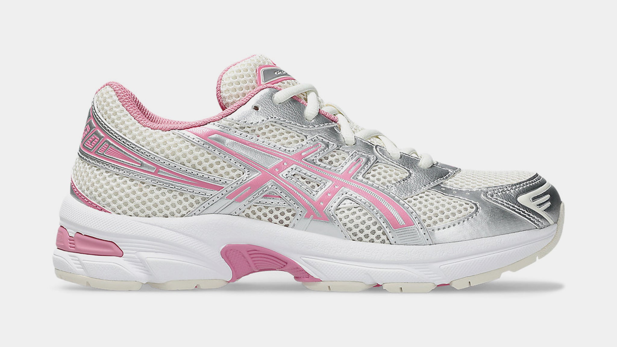 ASICS Gel 1130 Grade School Running Shoes Cream Sweet Pink