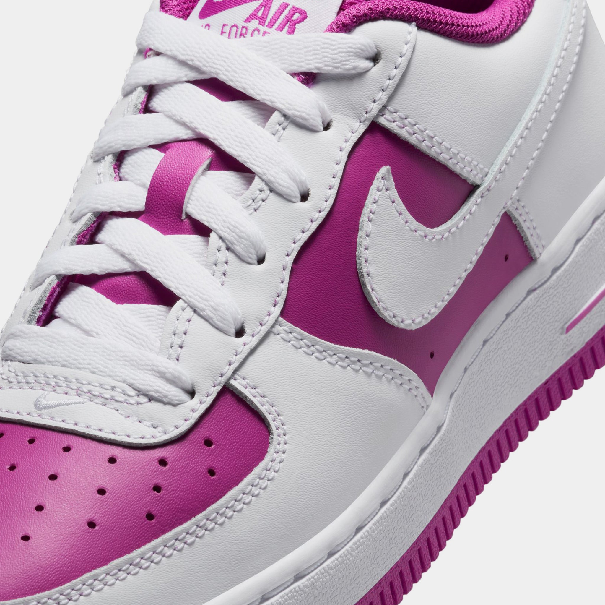 fuchsia force nike backpack Air Force 1 Low Grade School Basketball Shoes (White/Hot Fuchsia)
