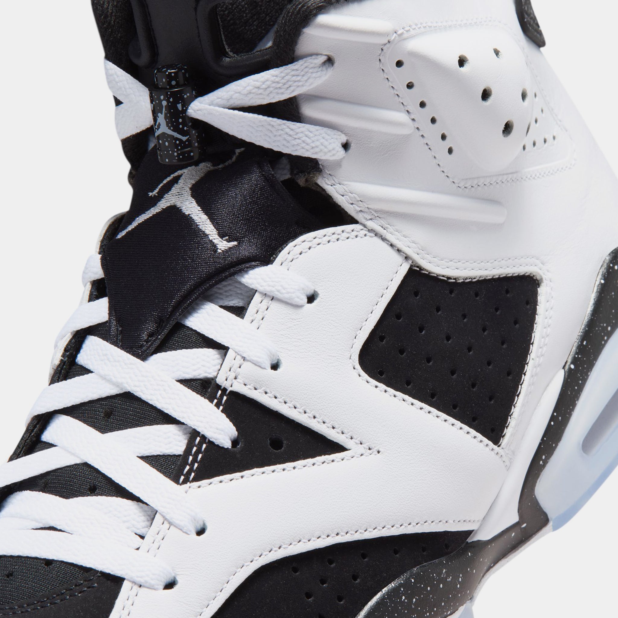Jordan Air Jordan 6 Retro Black And White Mens Lifestyle Shoes