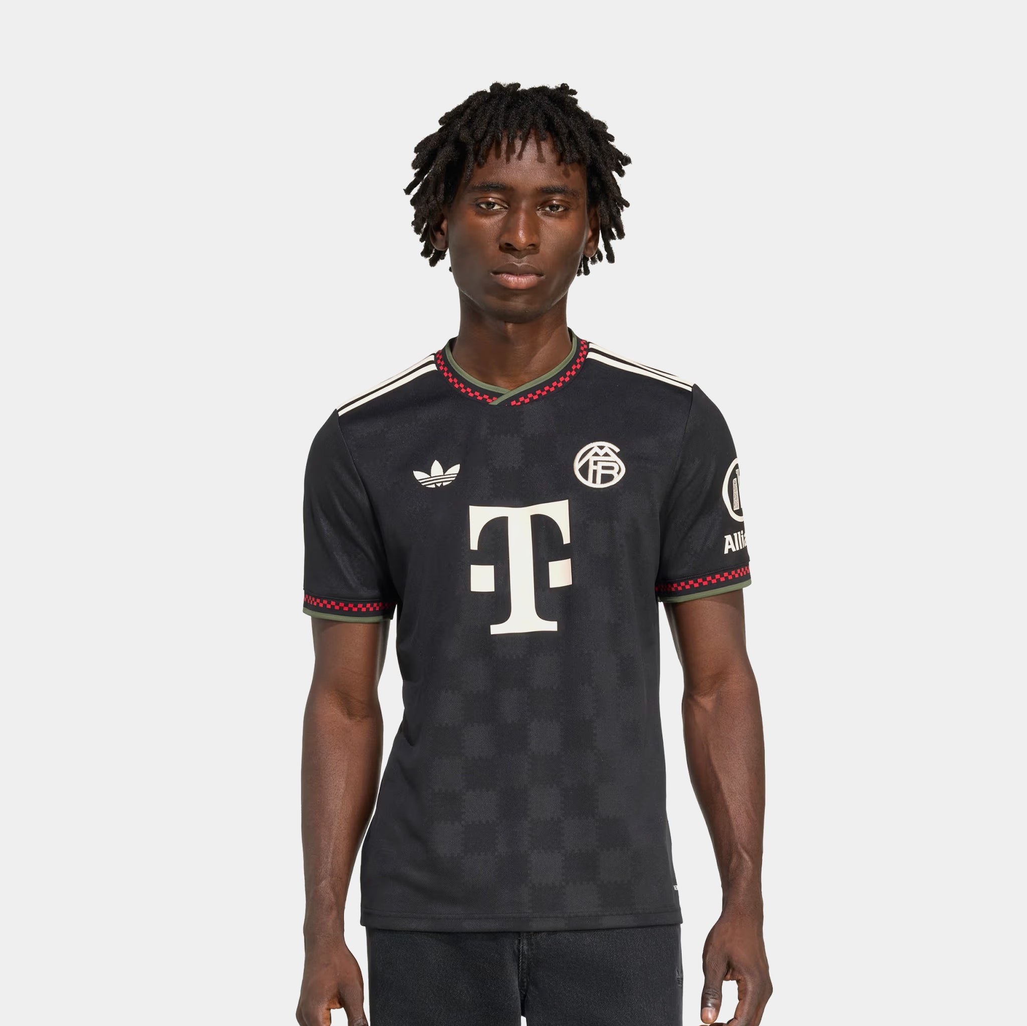 adidas FC Bayern 26 26 Third Mens Jersey Black Red KE6801 – Shoe