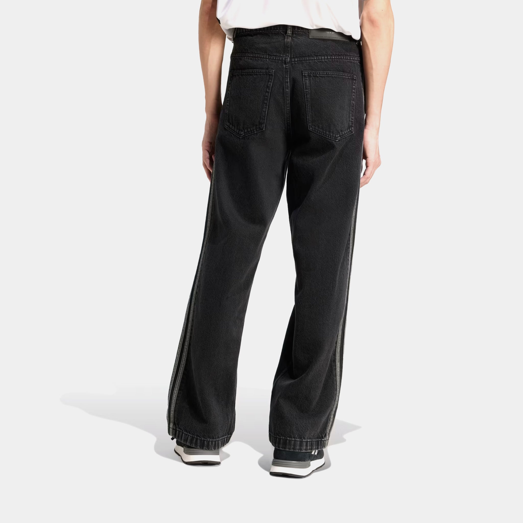 adidas Adicolor Denim Firebird Mens Pants True Black Denim JC6718
