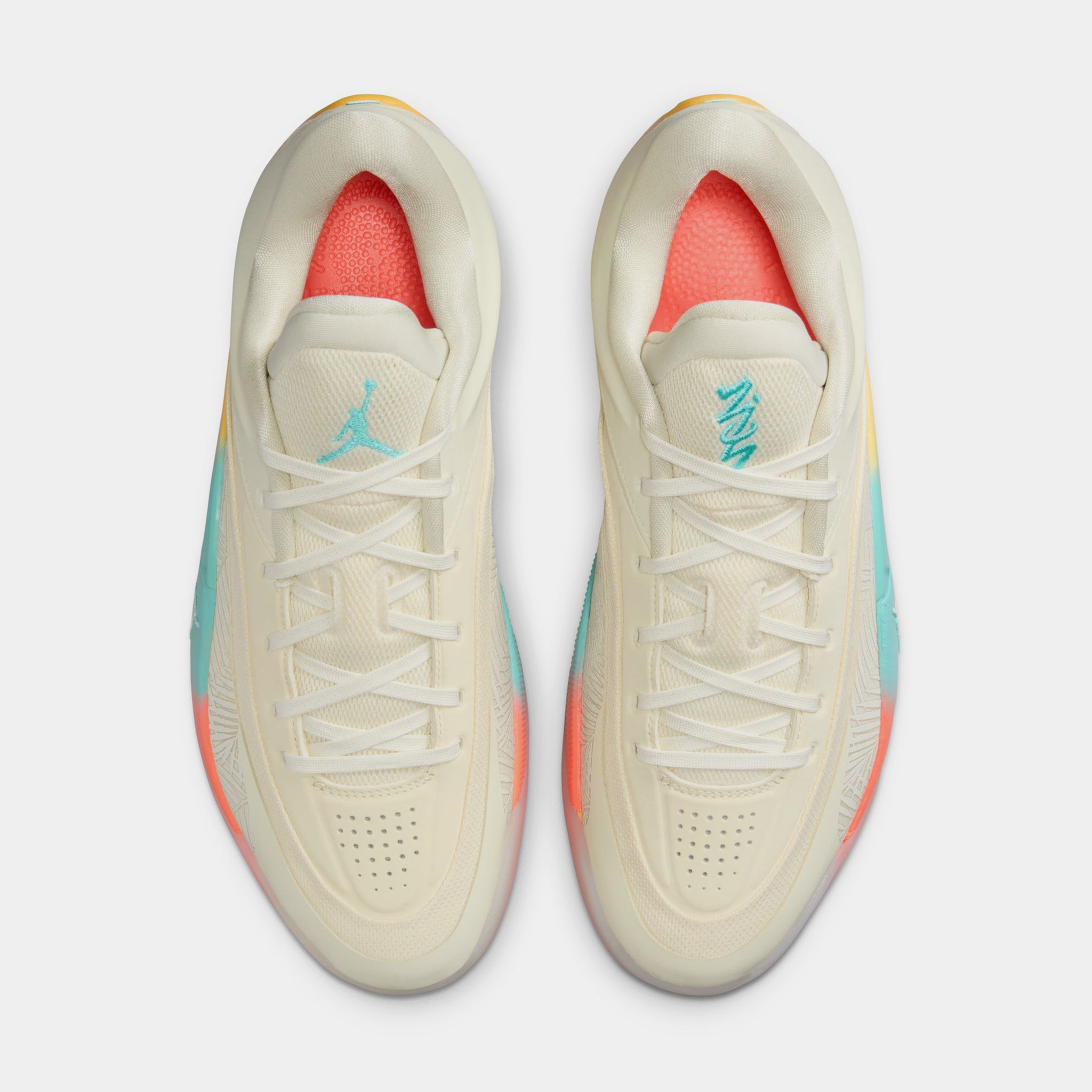 Nike Jordan Zion 4 Coconut Milk/ Aurora Green Size Mens 12 Basketball Sneakers Nike Jordan Zion 4 Coconut Milk/ Aurora Green Size Mens 14  main image 4