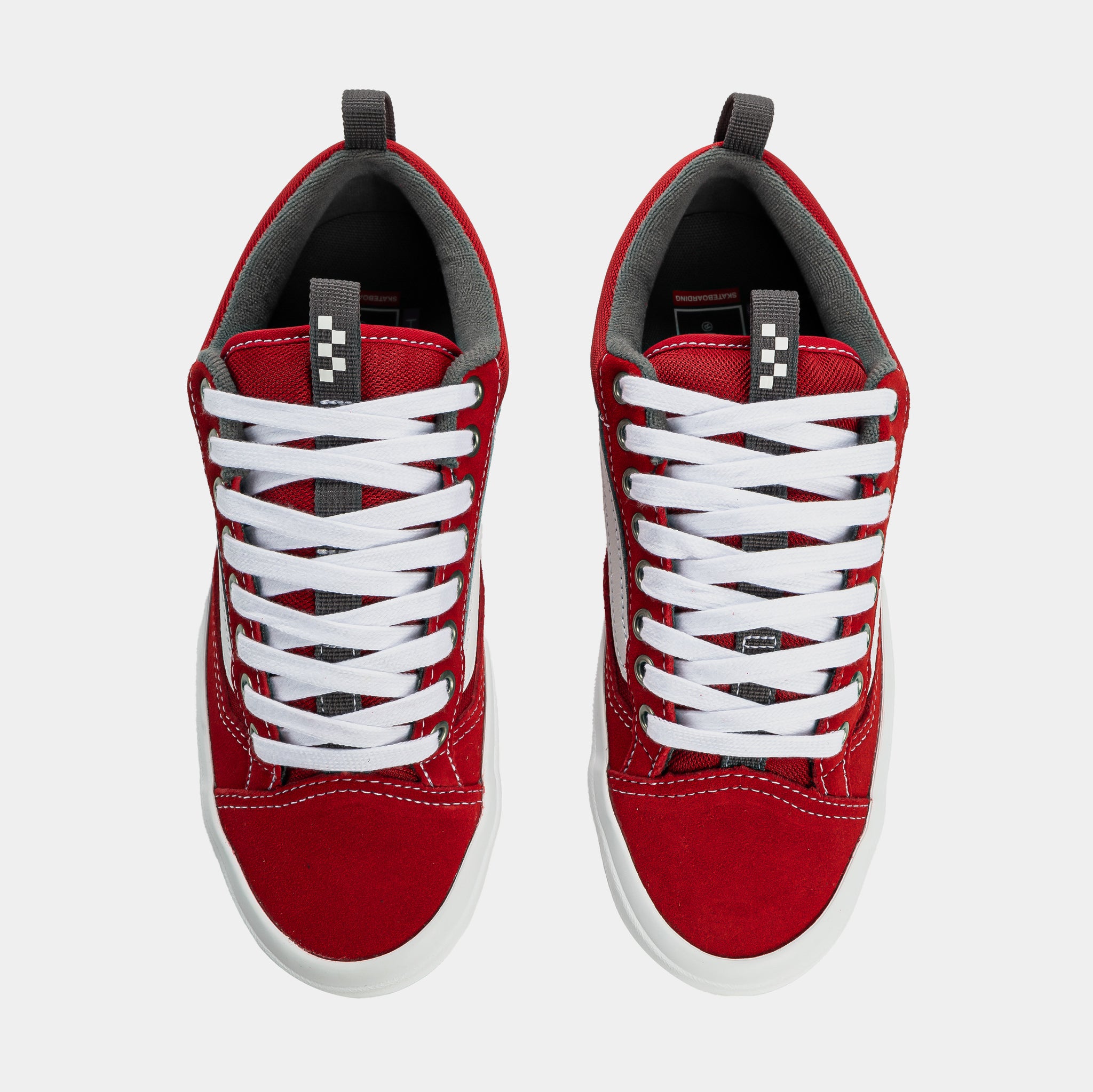 Vans Old Skool 36 Plus Mens Lifestyle Shoes Red White D5RY52 