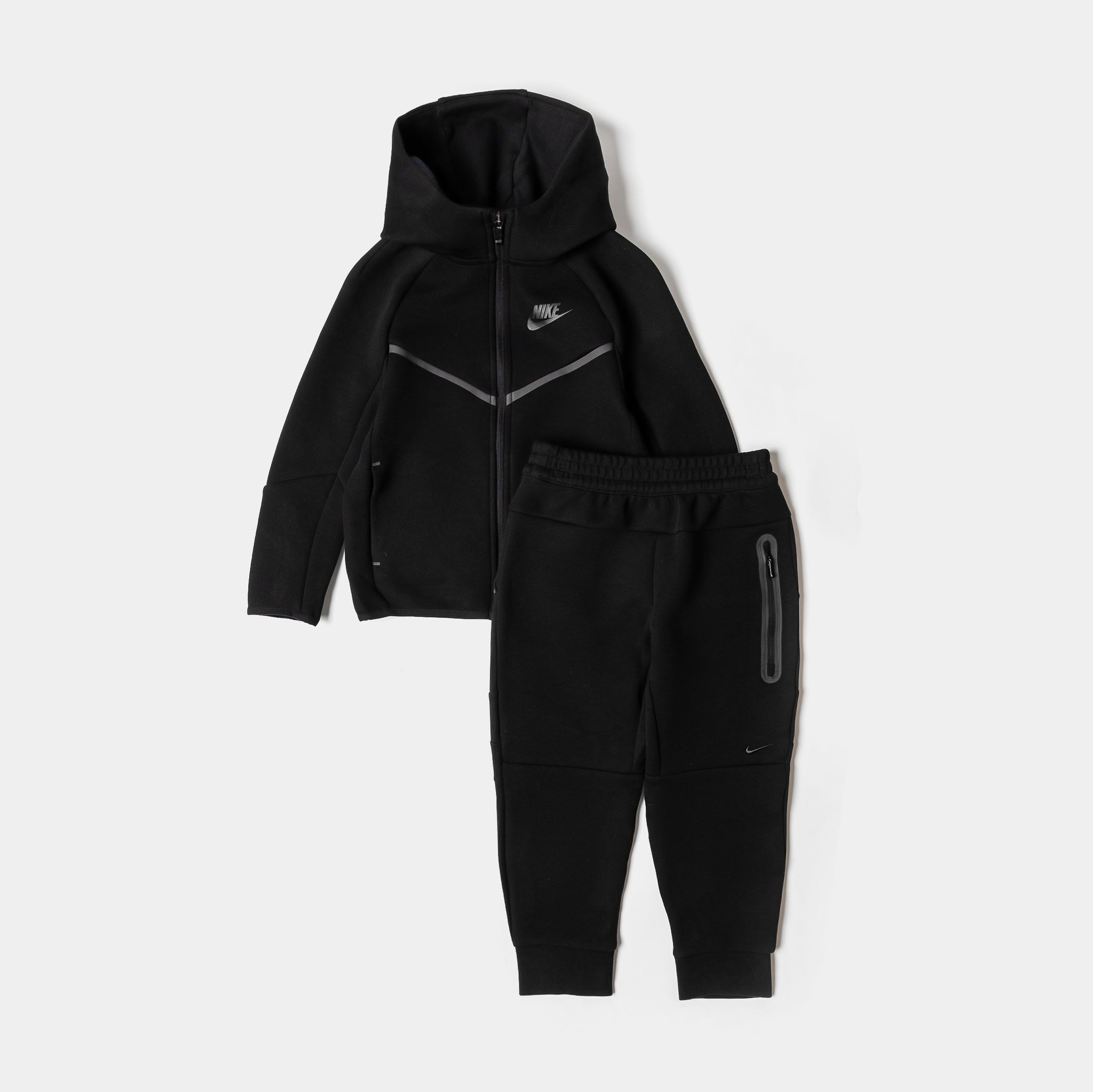 Nike NSW Tech Fleece 2 Piece Full Zip Preschool Set Black 86M880