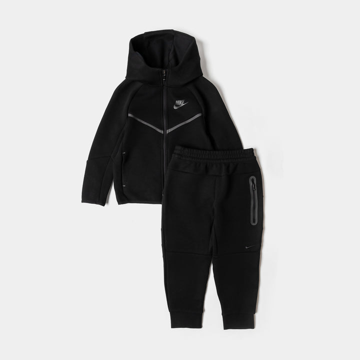 Nike NSW Tech Fleece 2 Piece Full Zip Preschool Set Black 86M880