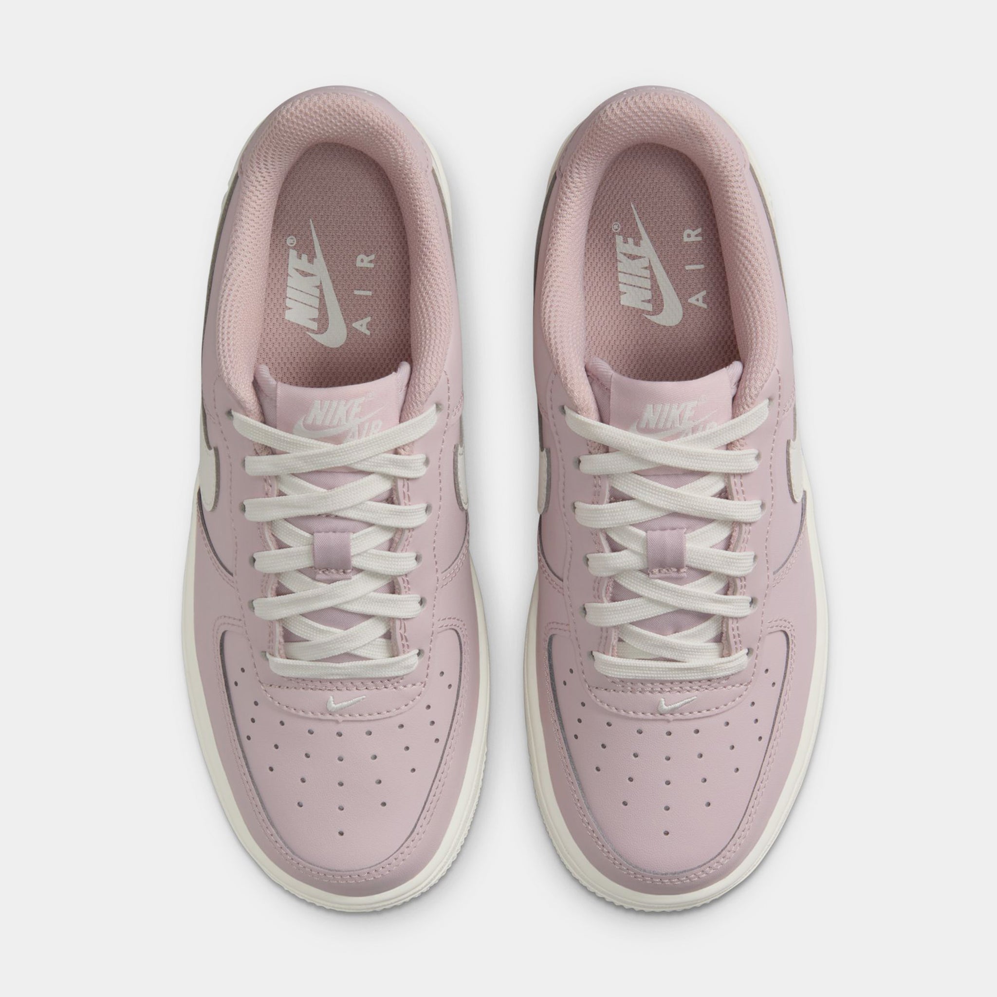 Nike Air Force Grade School Lifestyle Shoes Particle Rose Sail