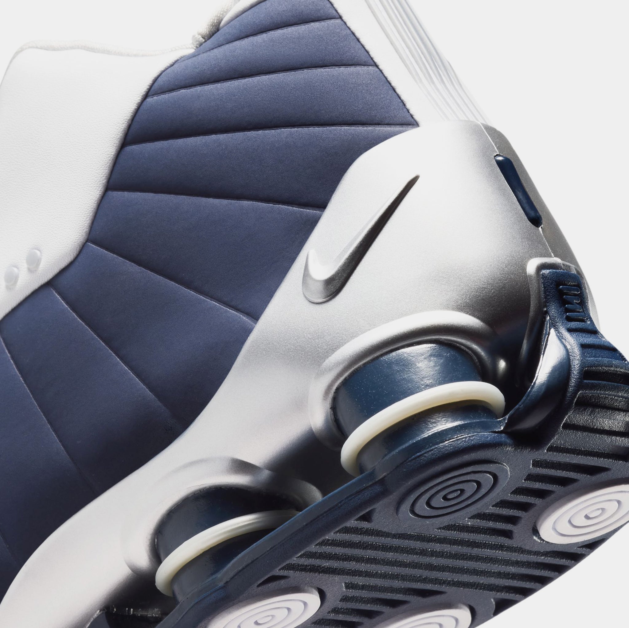 Nike Shox BB4 Olympic Mens Lifestyle Shoes White Midnight Navy