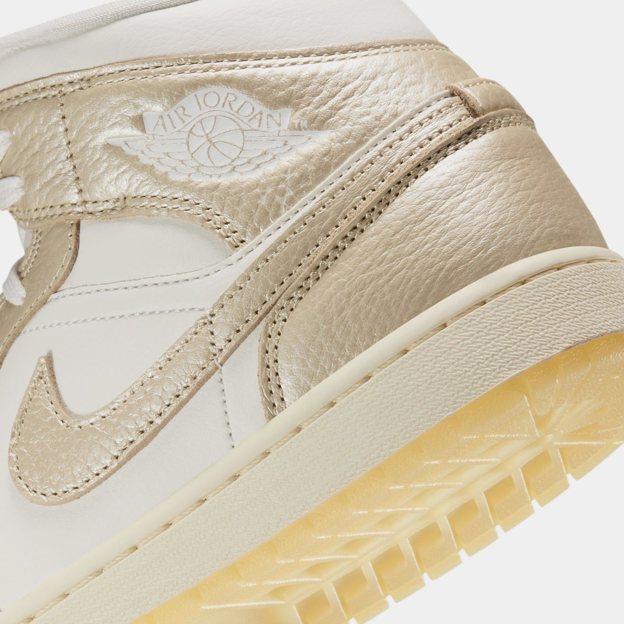 Jordan Air Jordan 1 Mid SE Womens Lifestyle Shoes Sail Pale Ivory 