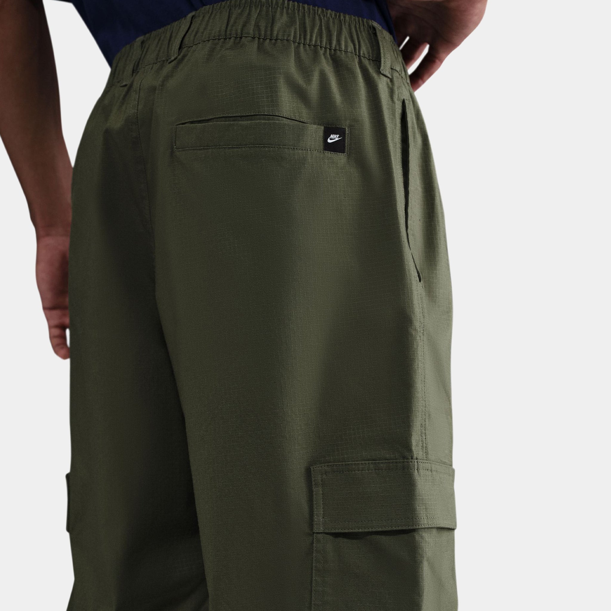 Nike NSW Club Woven Cargo Mens Pants Medium Olive White HV1433-222