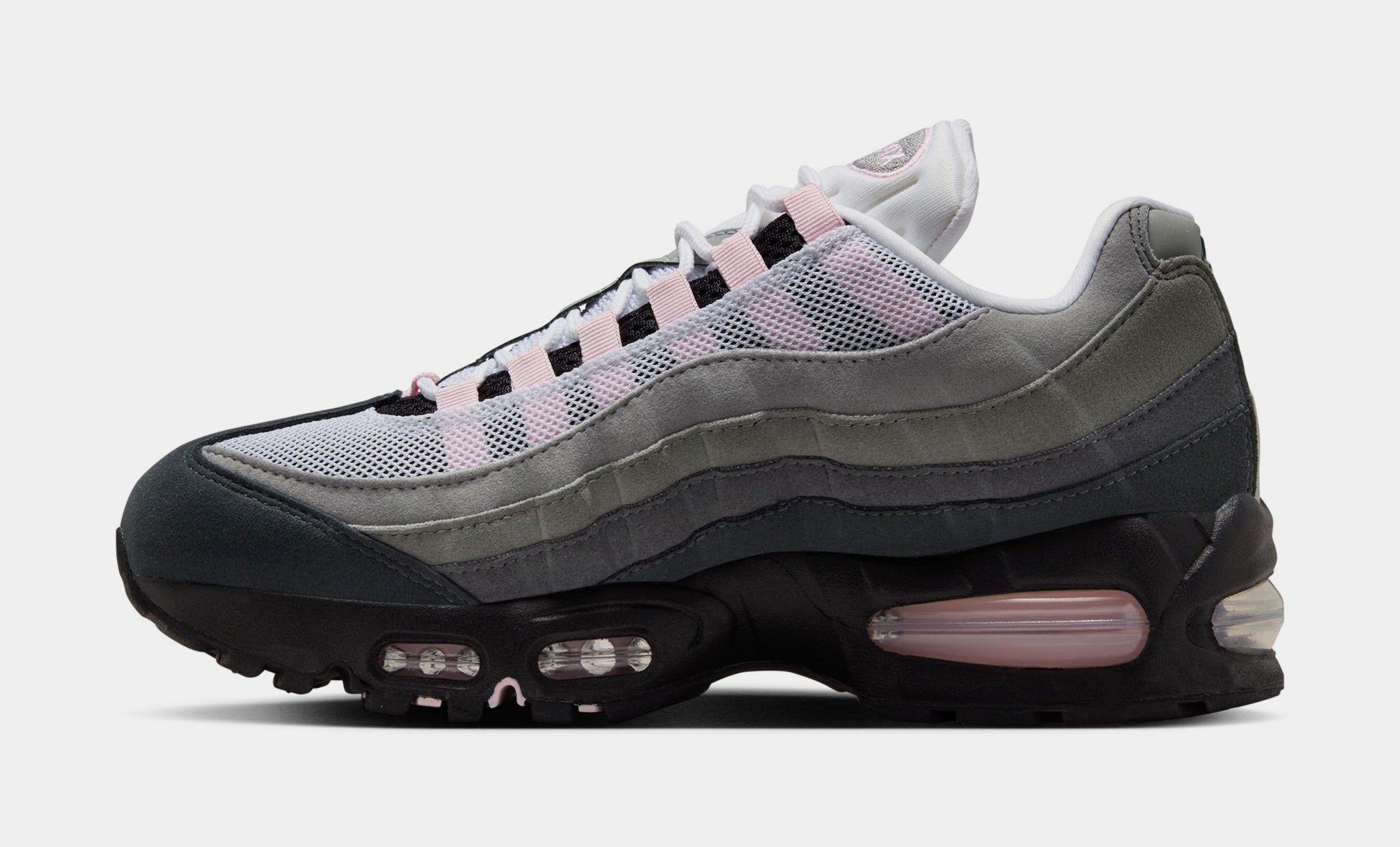 Nike Air Max 95 Big Bubble Pink Foam Womens Running Shoes Black 