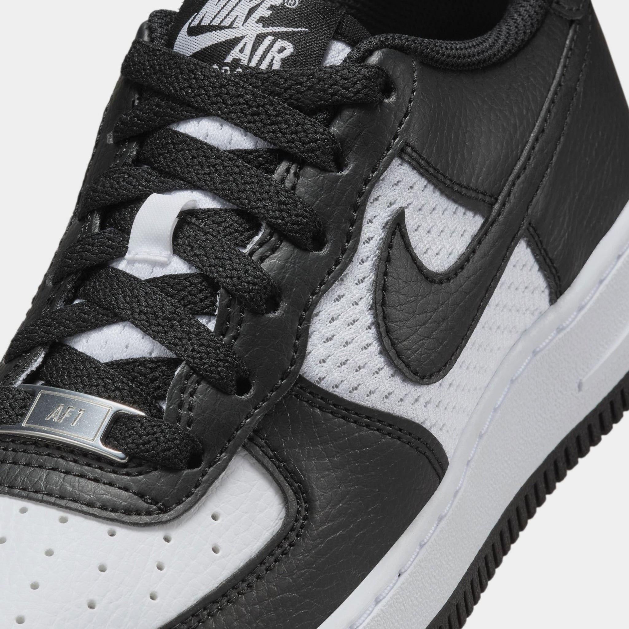 Nike Air Force 1 Low Grade School Lifestyle Shoes Black White 