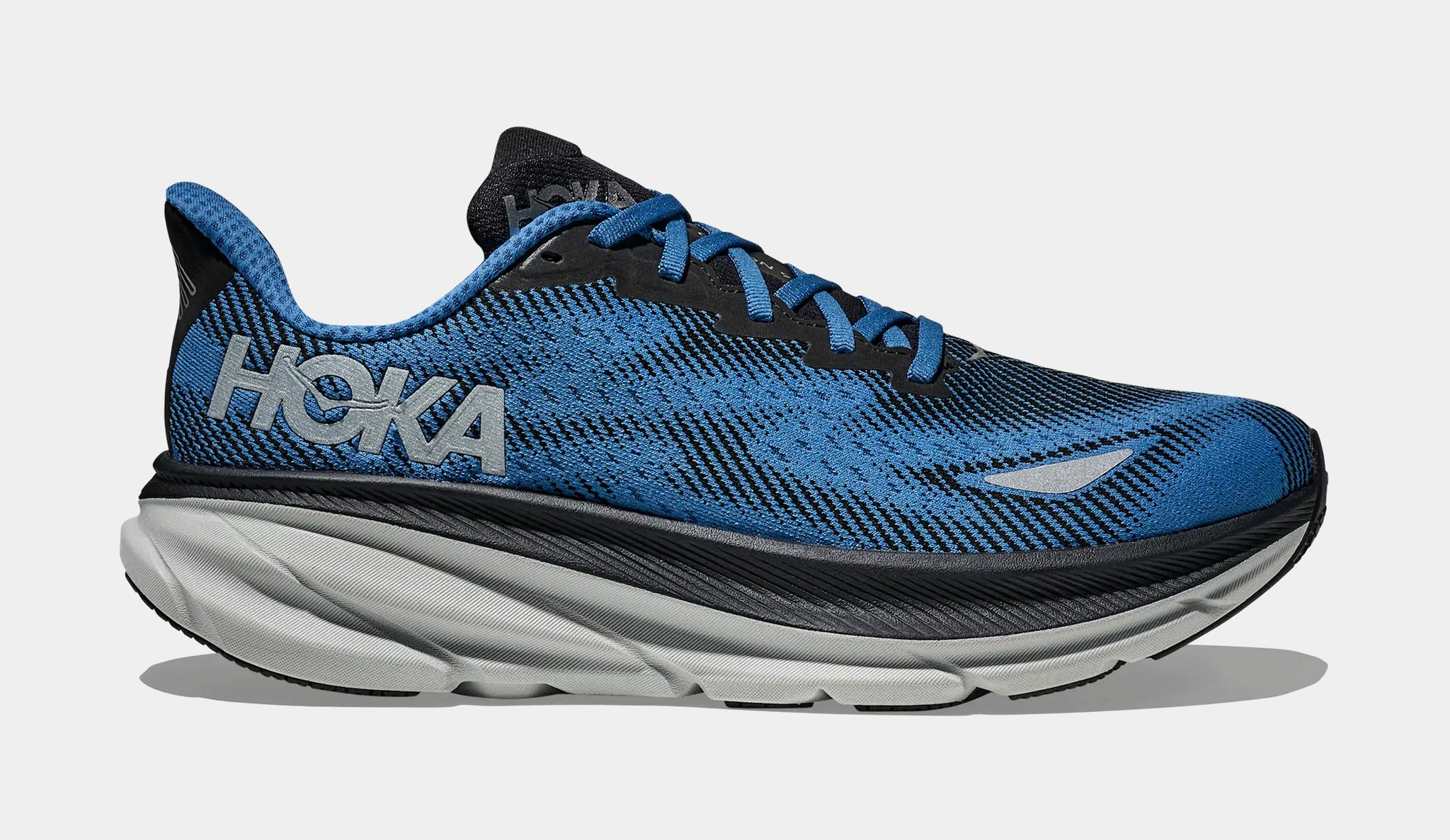 Hoka Clifton 9 GTX Mens Running Shoes Black Electric Aqua 1141470F