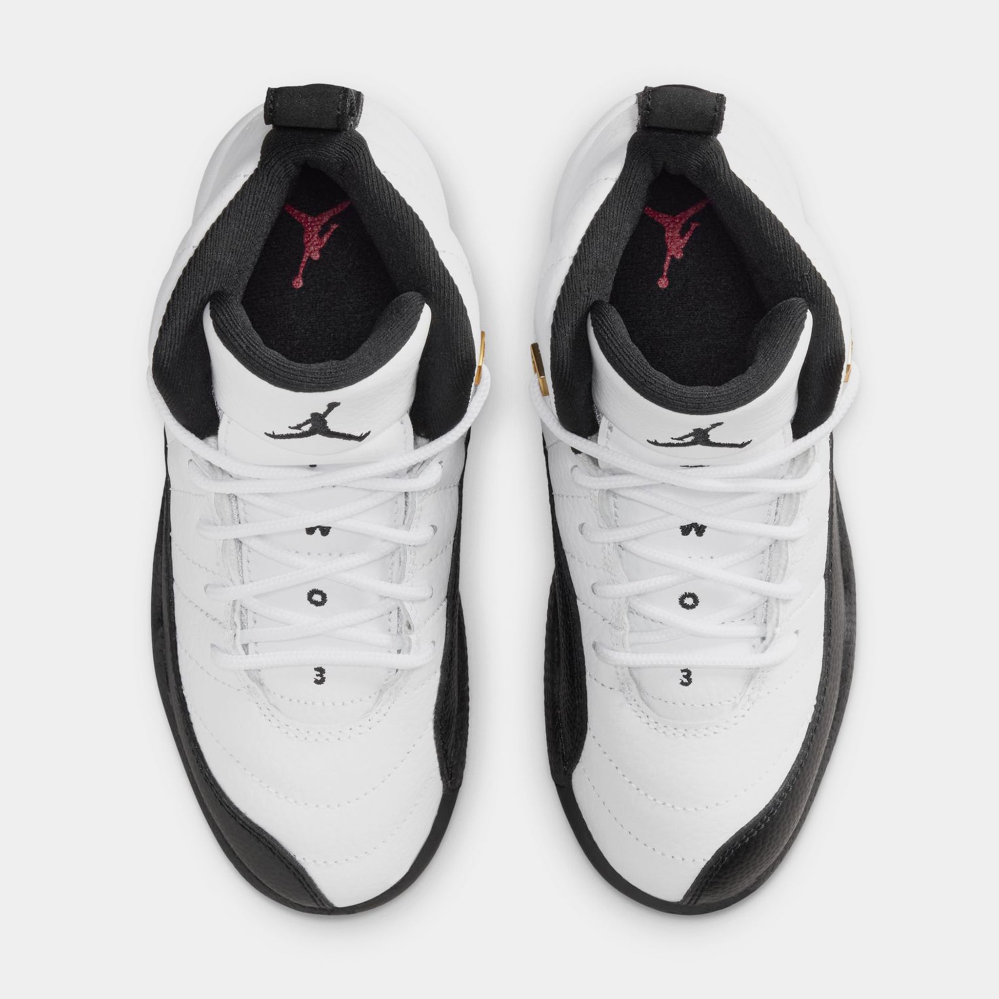Jordan Air Jordan 12 Retro Taxi Preschool Lifestyle Shoes White 