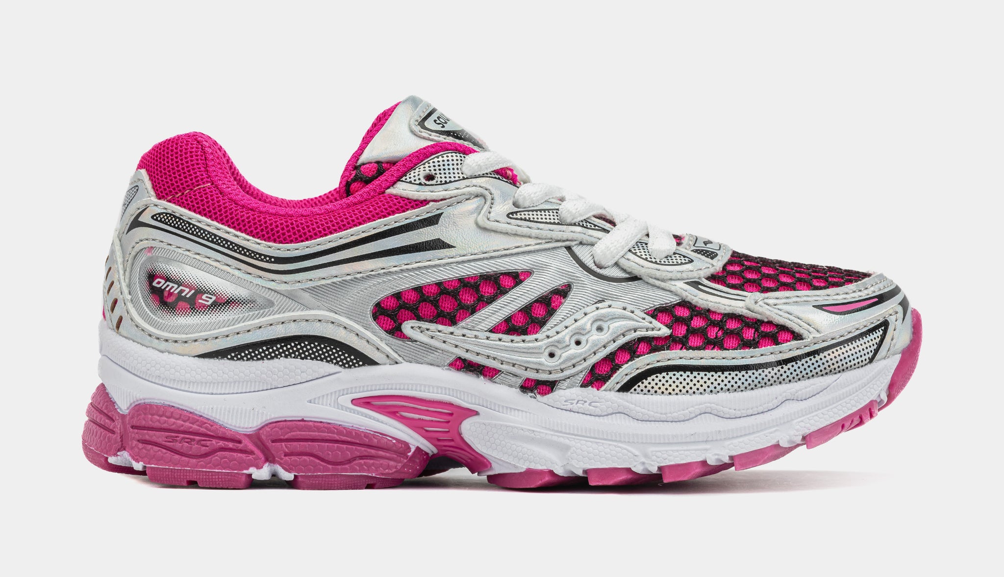 Saucony Omni 9 Preschool Lifestyle Shoes Fuchsia Iridescent