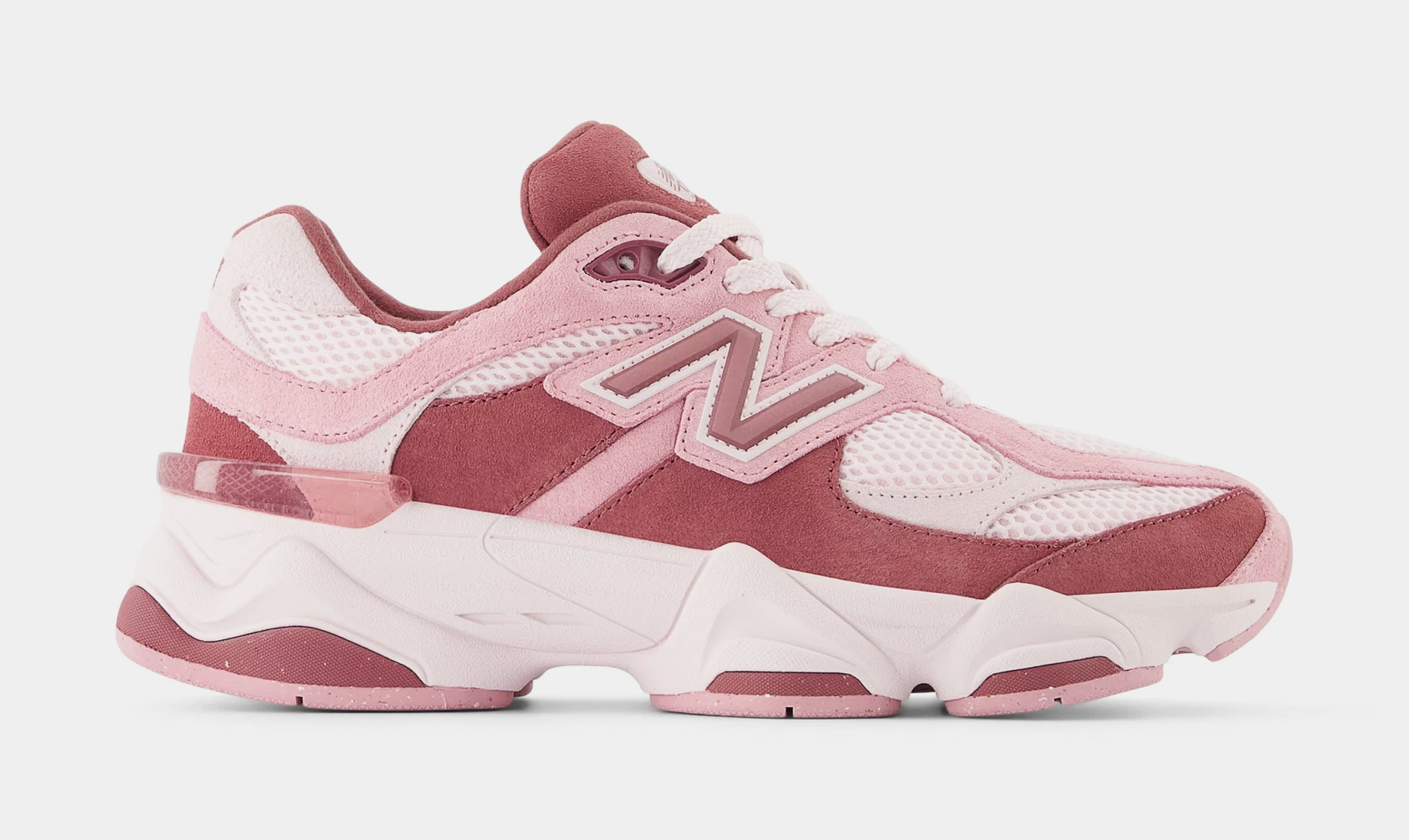 New Balance 9060 Grade School Lifestyle Shoes Pink Granite Washed