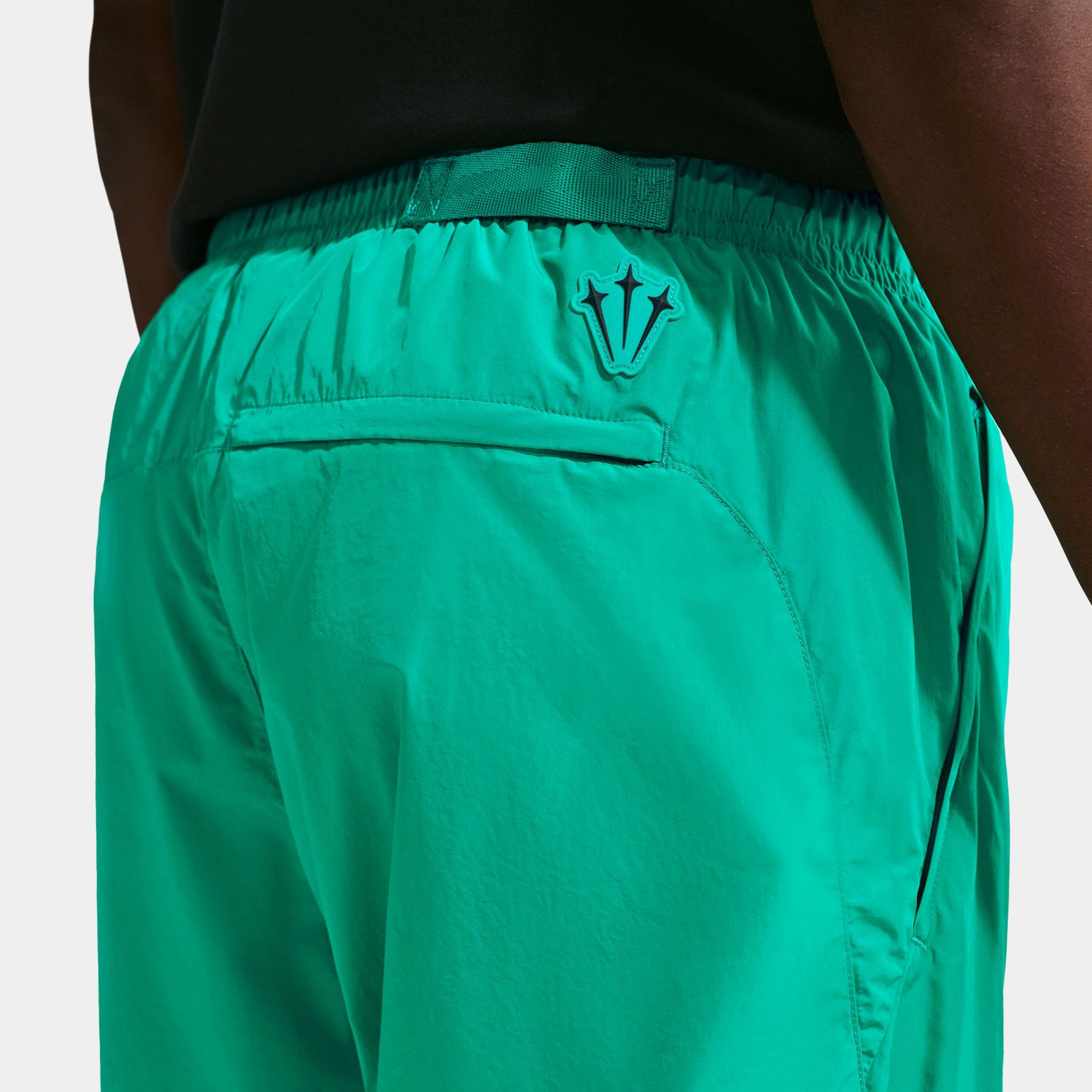 Nike NOCTA Nylon Track Mens Pants Neptune Green Black FN7668-340