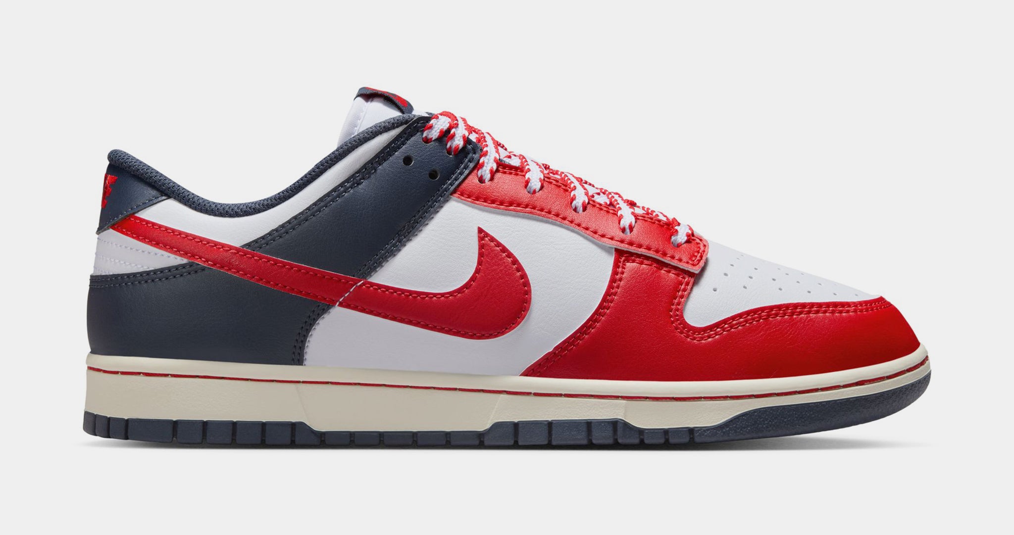 Nike Dunk Low Mens Lifestyle Shoes White Thunder Blue Coconut Milk