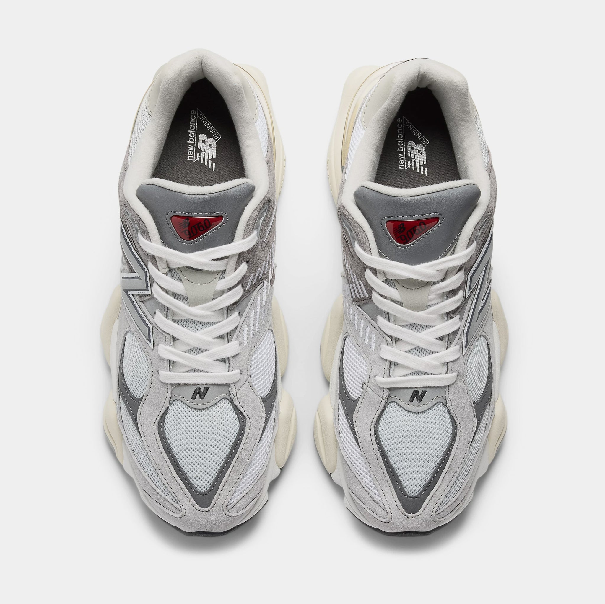 New Balance 9060 Mens Lifestyle Shoes Raincloud Castlerock White