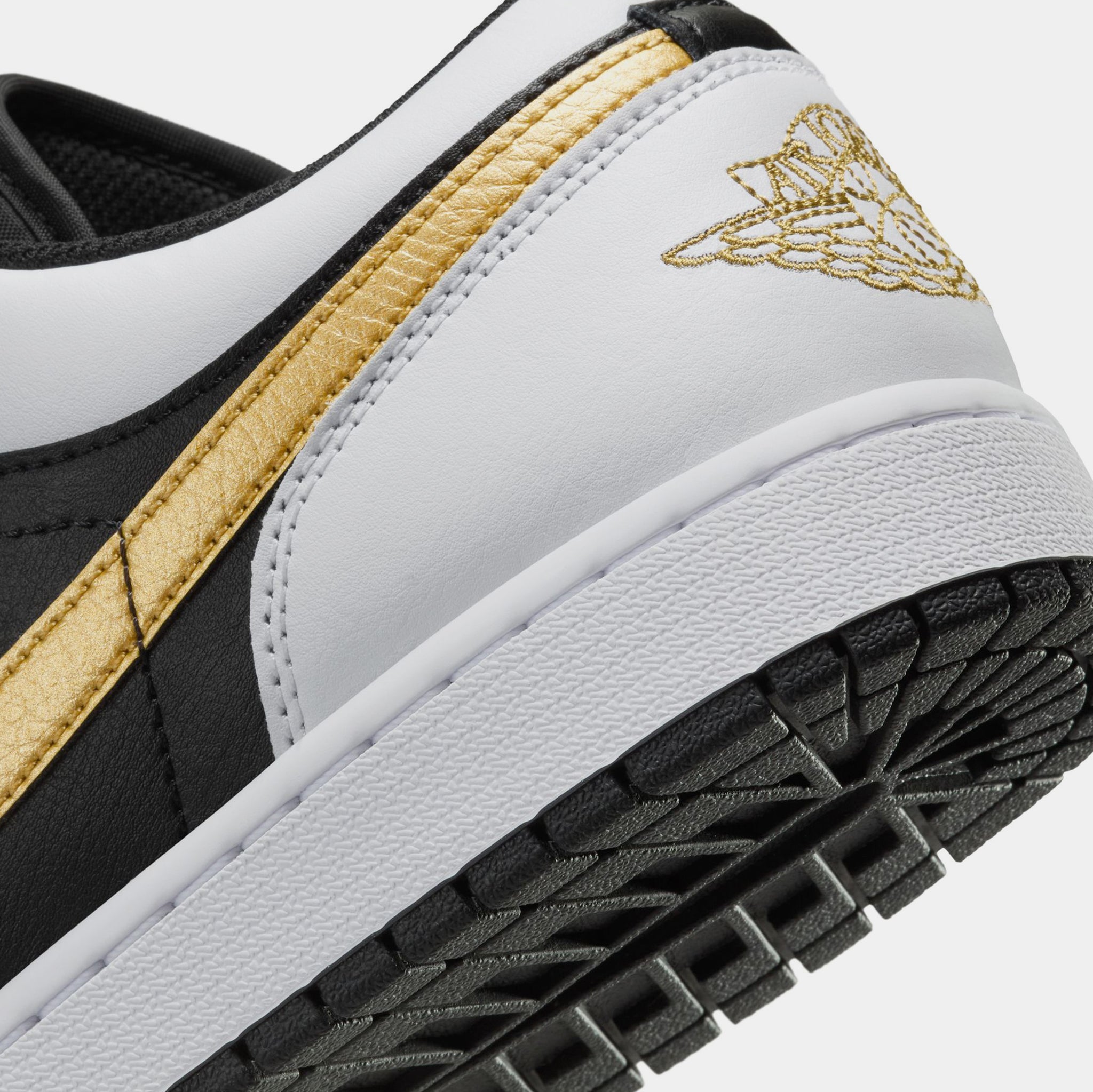 Jordan Air Jordan Low Gold Swoosh Mens Lifestyle Shoes White