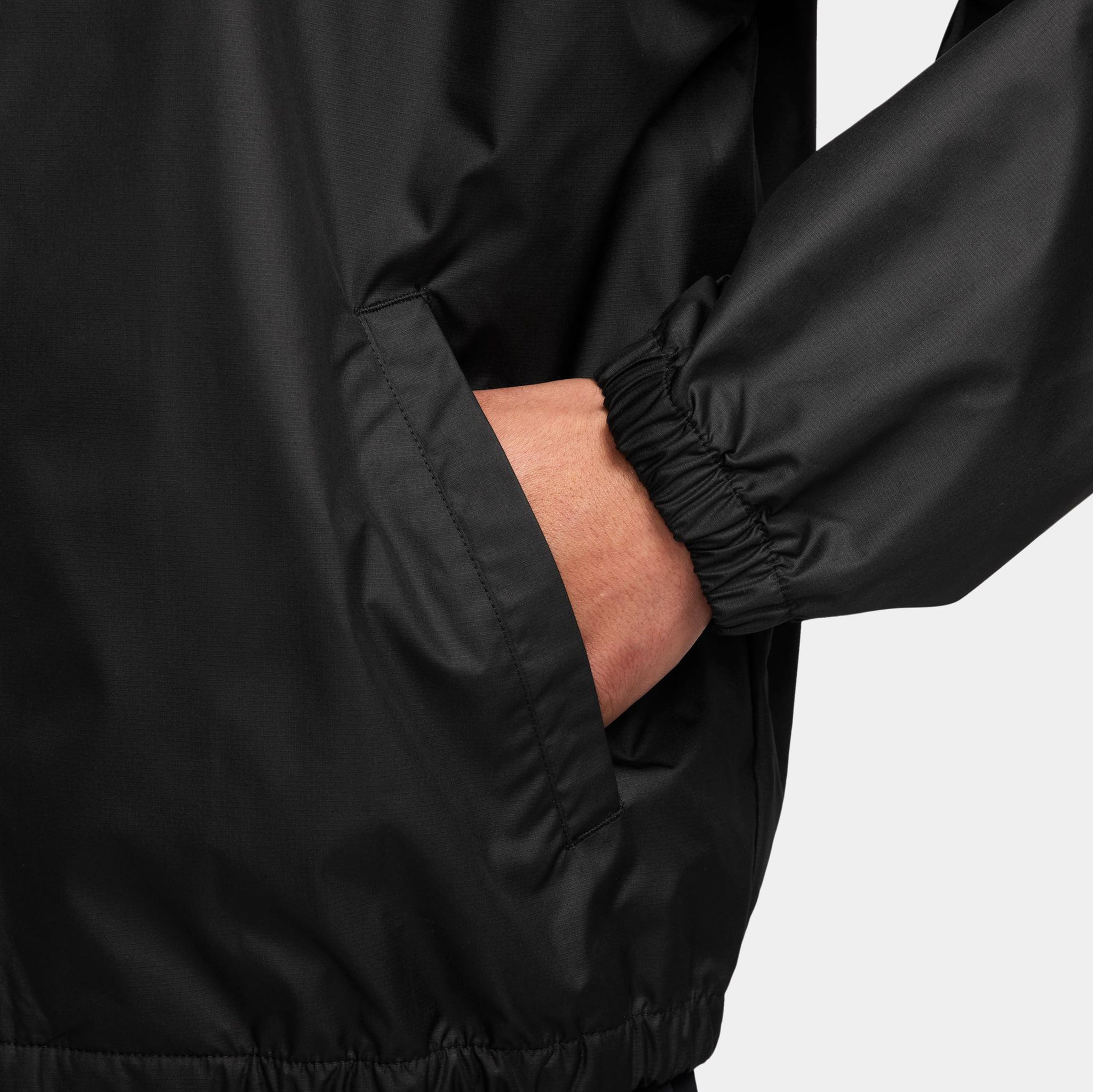 Nike NSW Roscoe Full Zip Mens Jacket Black White HV1139-010 – Shoe