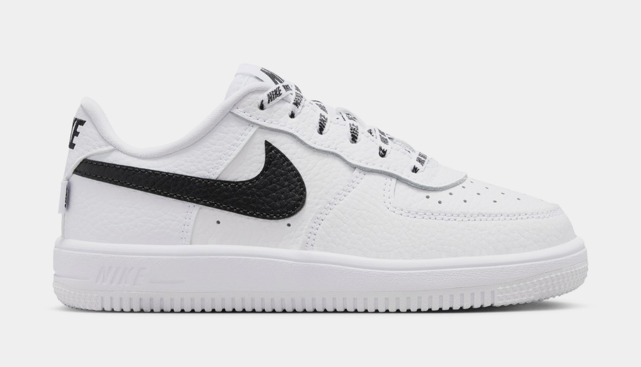 Nike Air Force 1 Low Preschool Lifestyle Shoes Black White IR0293