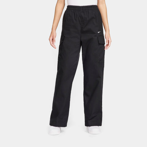 Nike NSW Woven Wide Leg Cargo Womens Pants Black FV7643-010 – Shoe