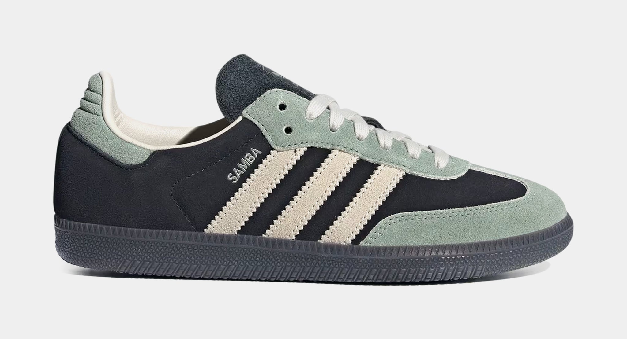 adidas Samba OG Womens Lifestyle Shoes Core Black Alumina Silver Green JI2680 Shoe Palace adidas Samba OG Womens Lifestyle Shoes Core Black Alumina Silver Green JI2680 Shoe Palace