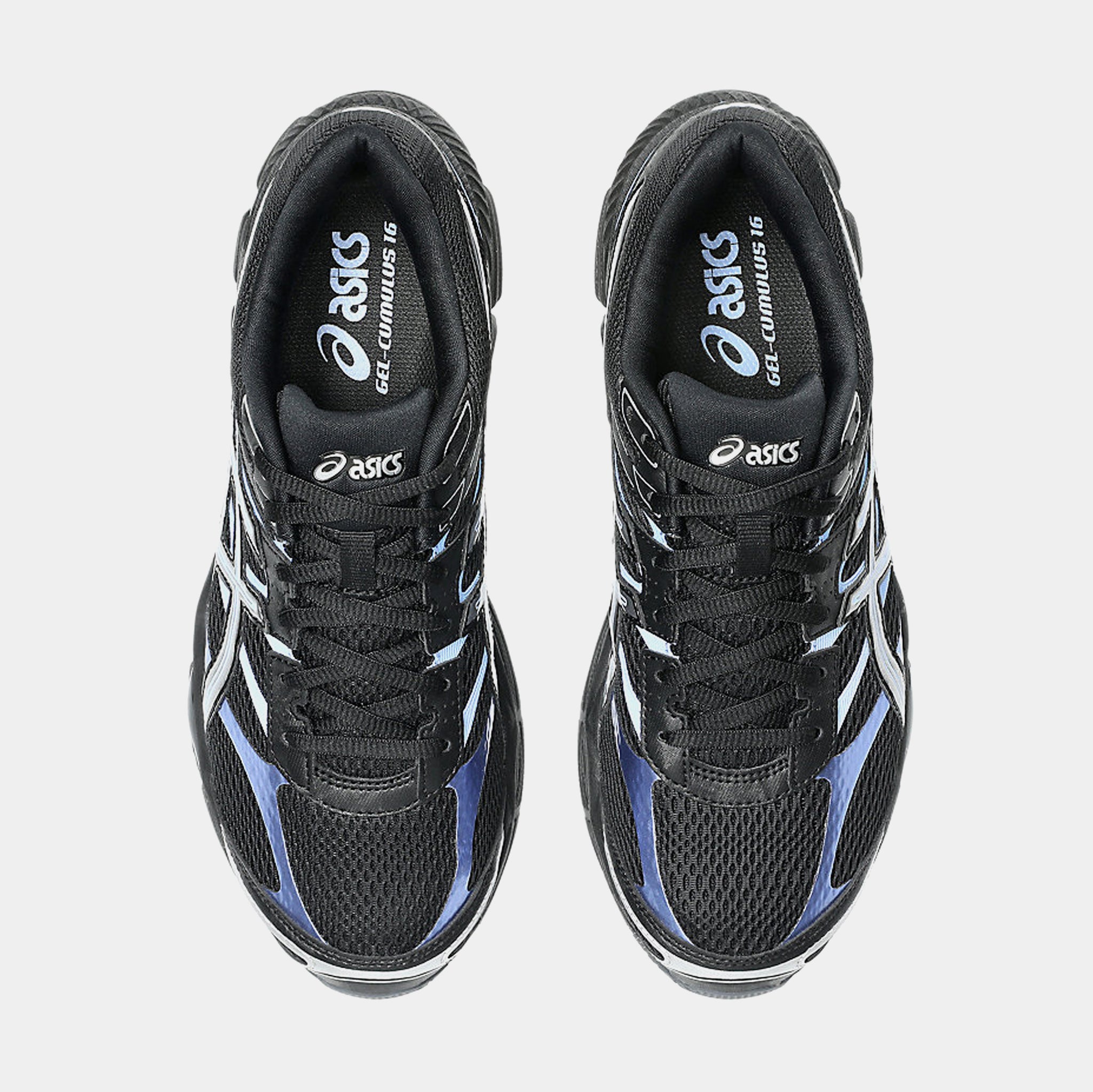 ASICS Gel Cumulus 16 Mens Running Shoes Black Pure Silver 1203A888