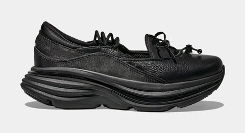 Hoka Bondi Mary Jane Womens Lifestyle Shoes Black Black 1171546