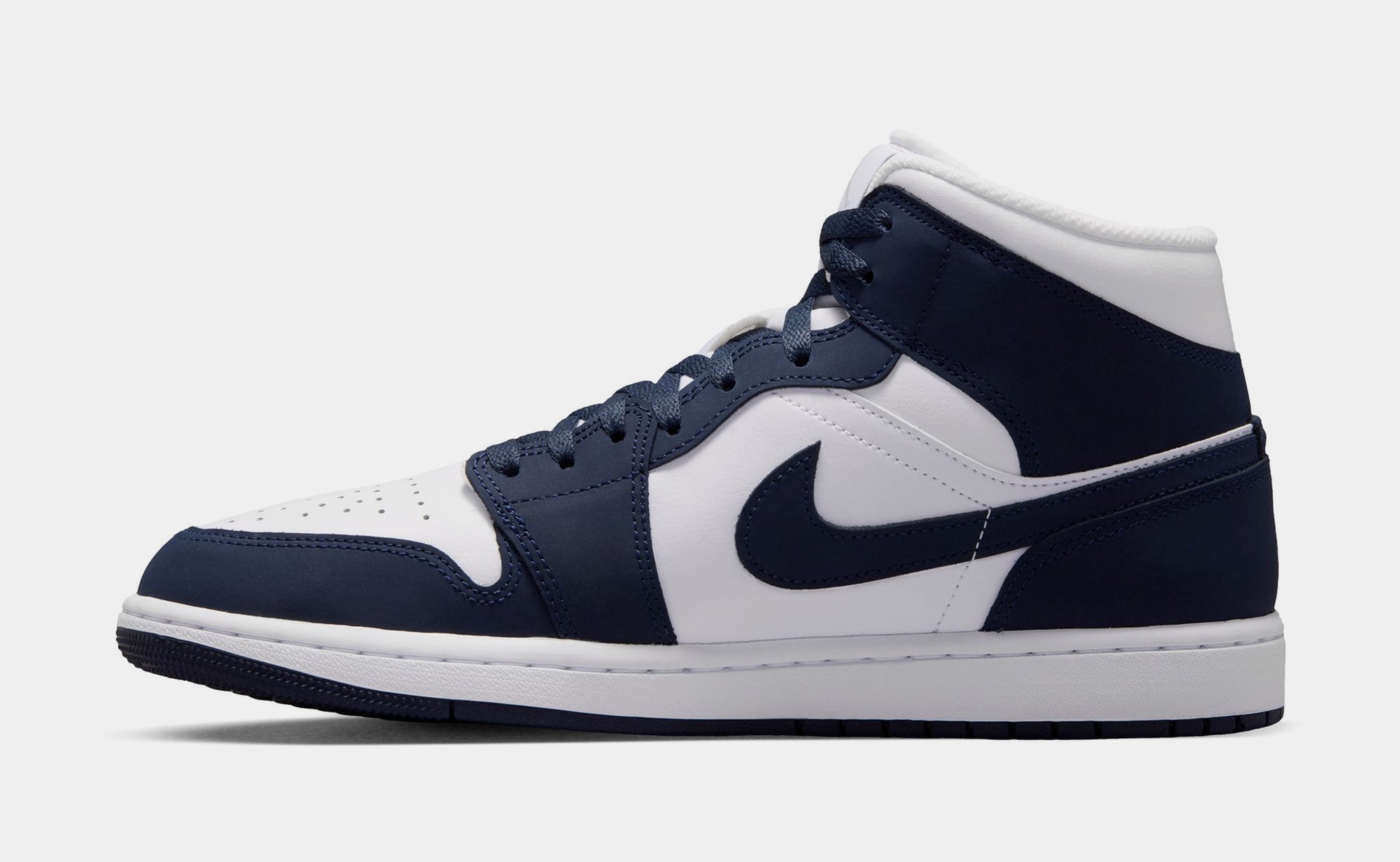 Jordan Air Jordan 1 Mid Obsidian Mens Lifestyle Shoes Obsidian